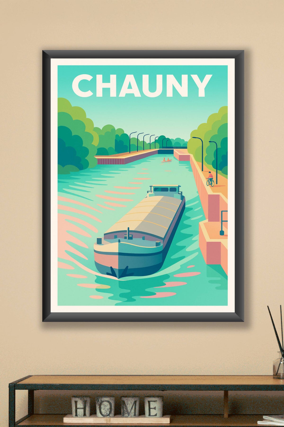 Affiche de Chauny - Sérénité au fil de l'eau