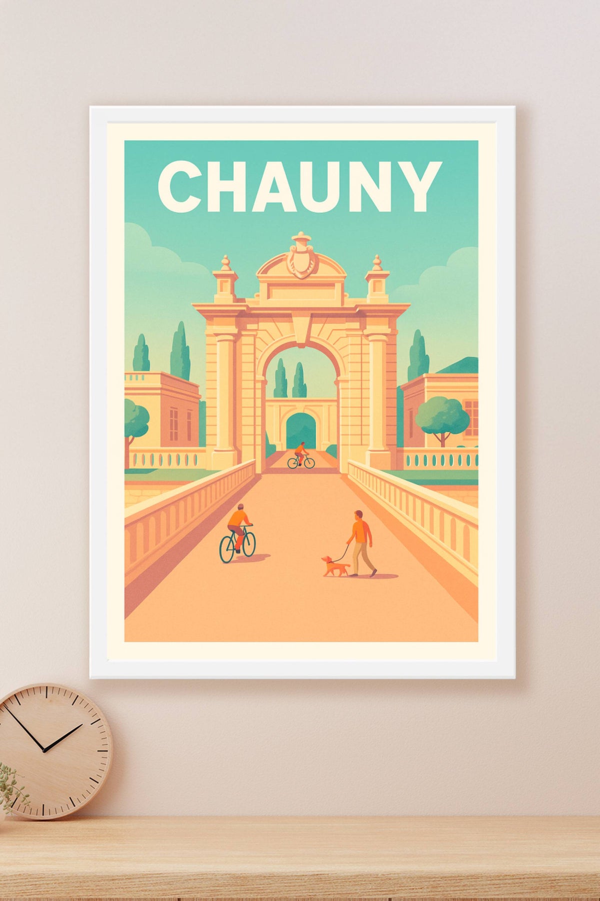 Affiche de Chauny - Escapade au cœur de l'architecture classique