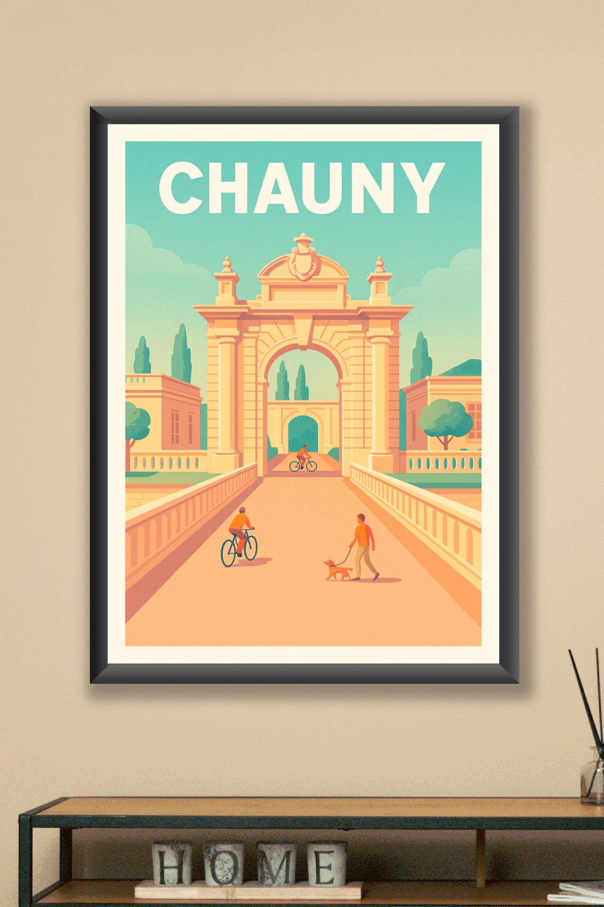 Affiche de Chauny - Escapade au cœur de l'architecture classique