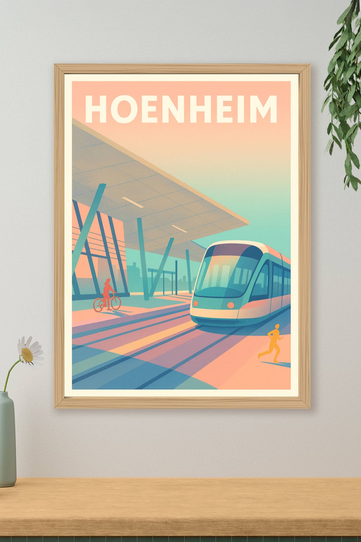 Affiche de Hoenheim - Vibrations urbaines modernes