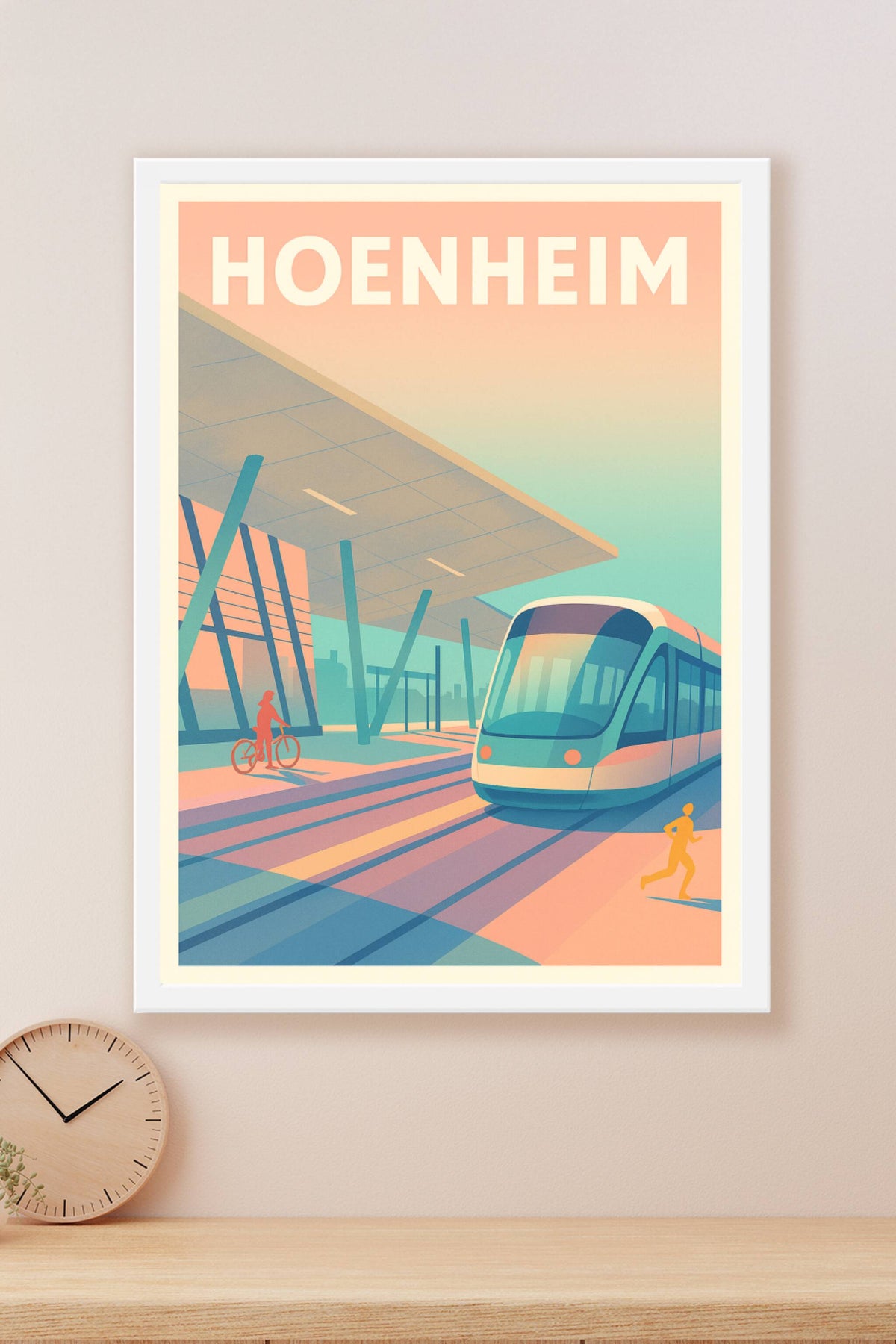 Affiche de Hoenheim - Vibrations urbaines modernes