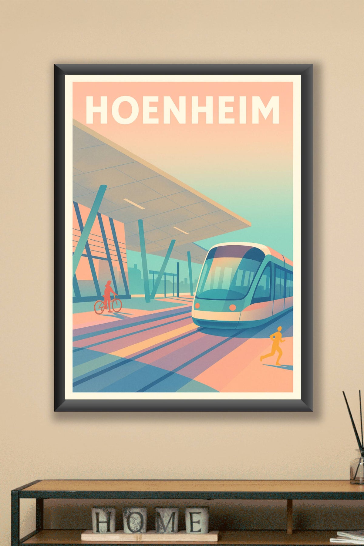 Affiche de Hoenheim - Vibrations urbaines modernes