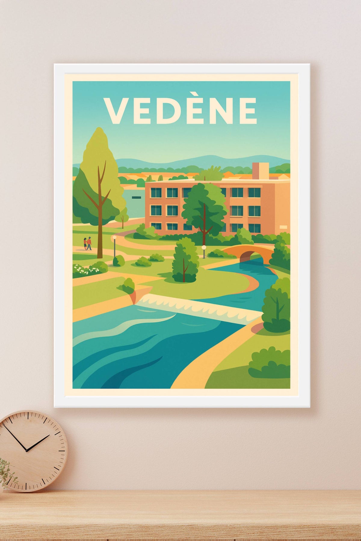 Affiche de Vedène - Sérénité au fil de l'eau