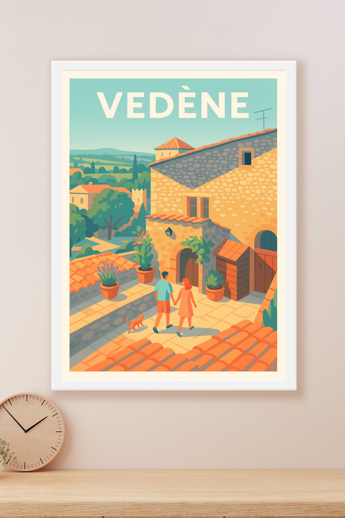 Affiche de Vedène - Charme ensoleillé du sud de la France