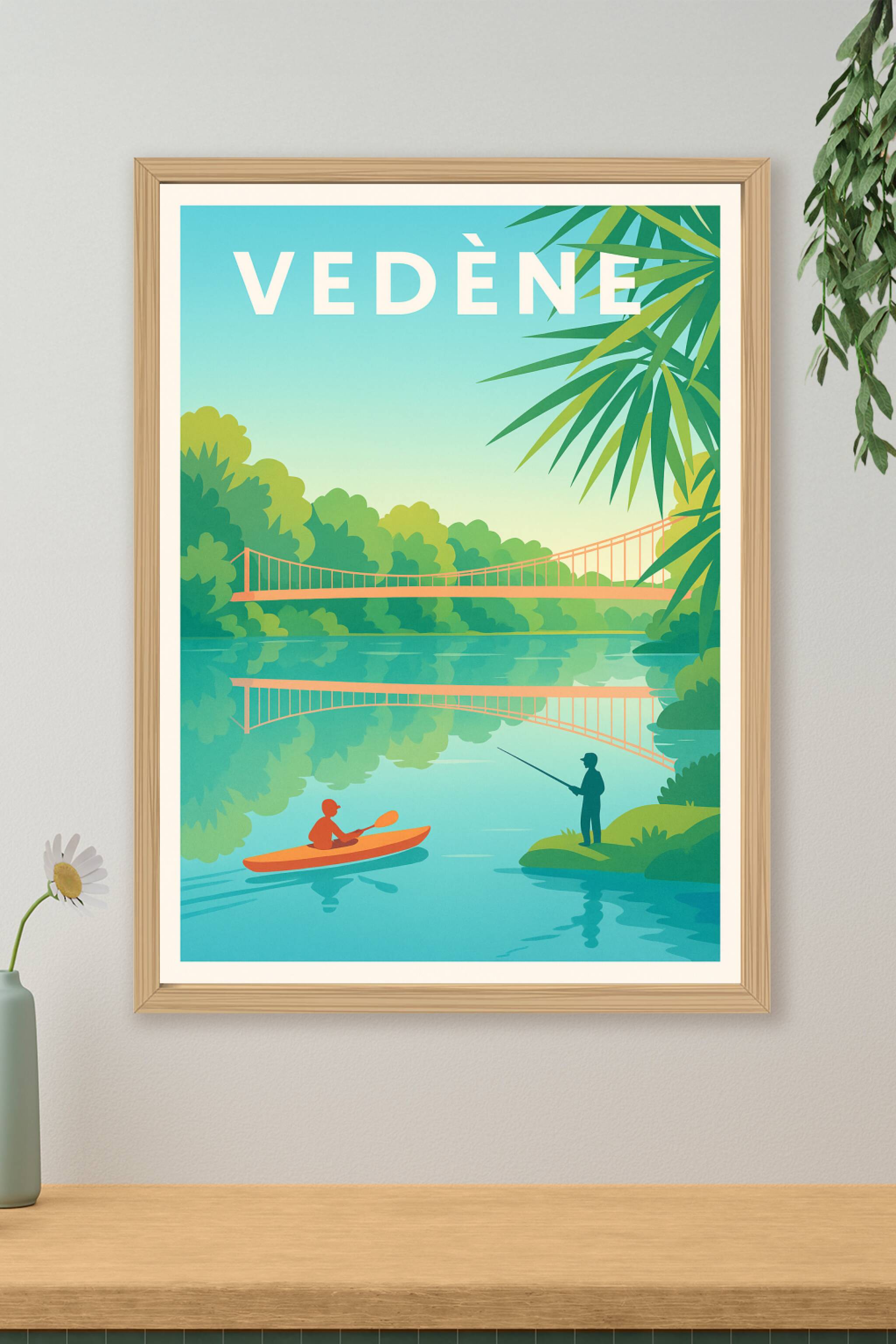 Affiche de Vedène - Évasion au fil de l'eau