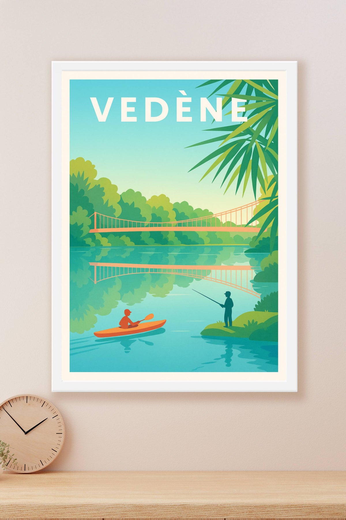 Affiche de Vedène - Évasion au fil de l'eau