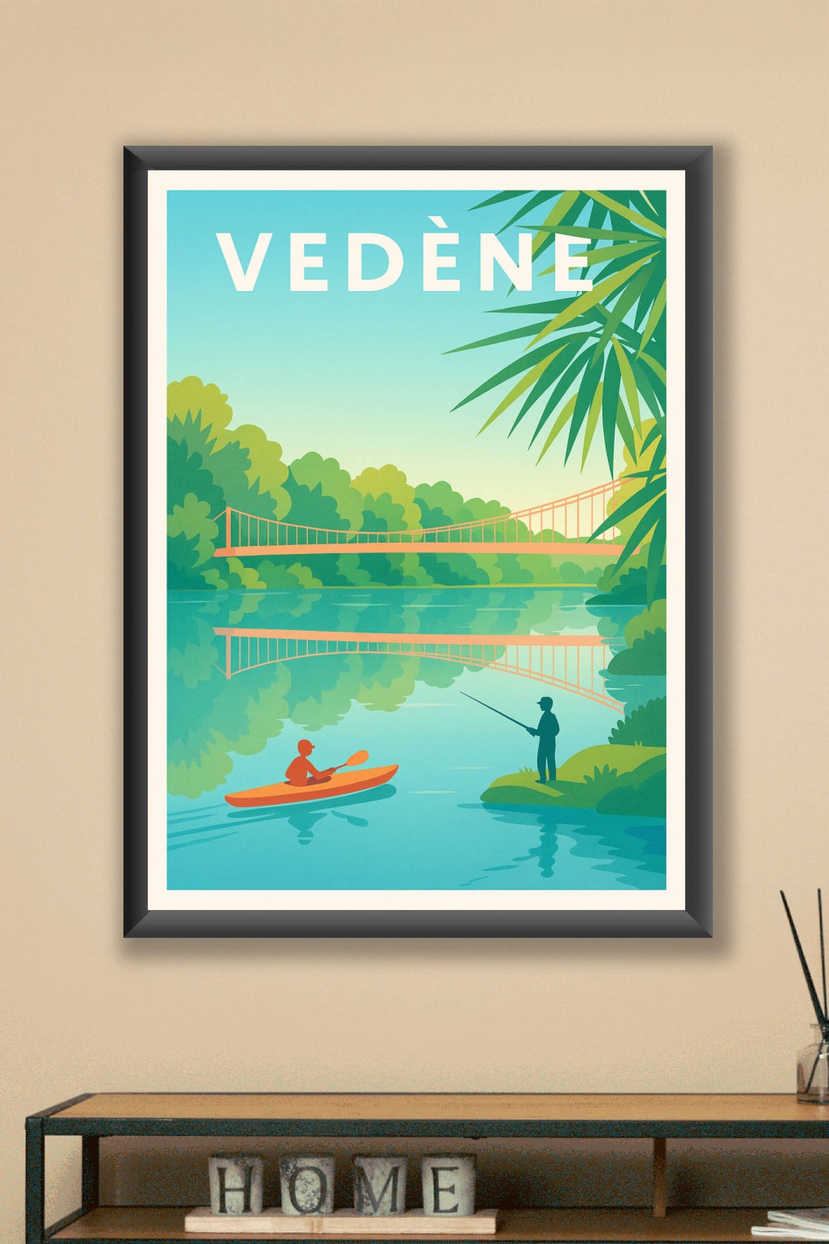 Affiche de Vedène - Évasion au fil de l'eau