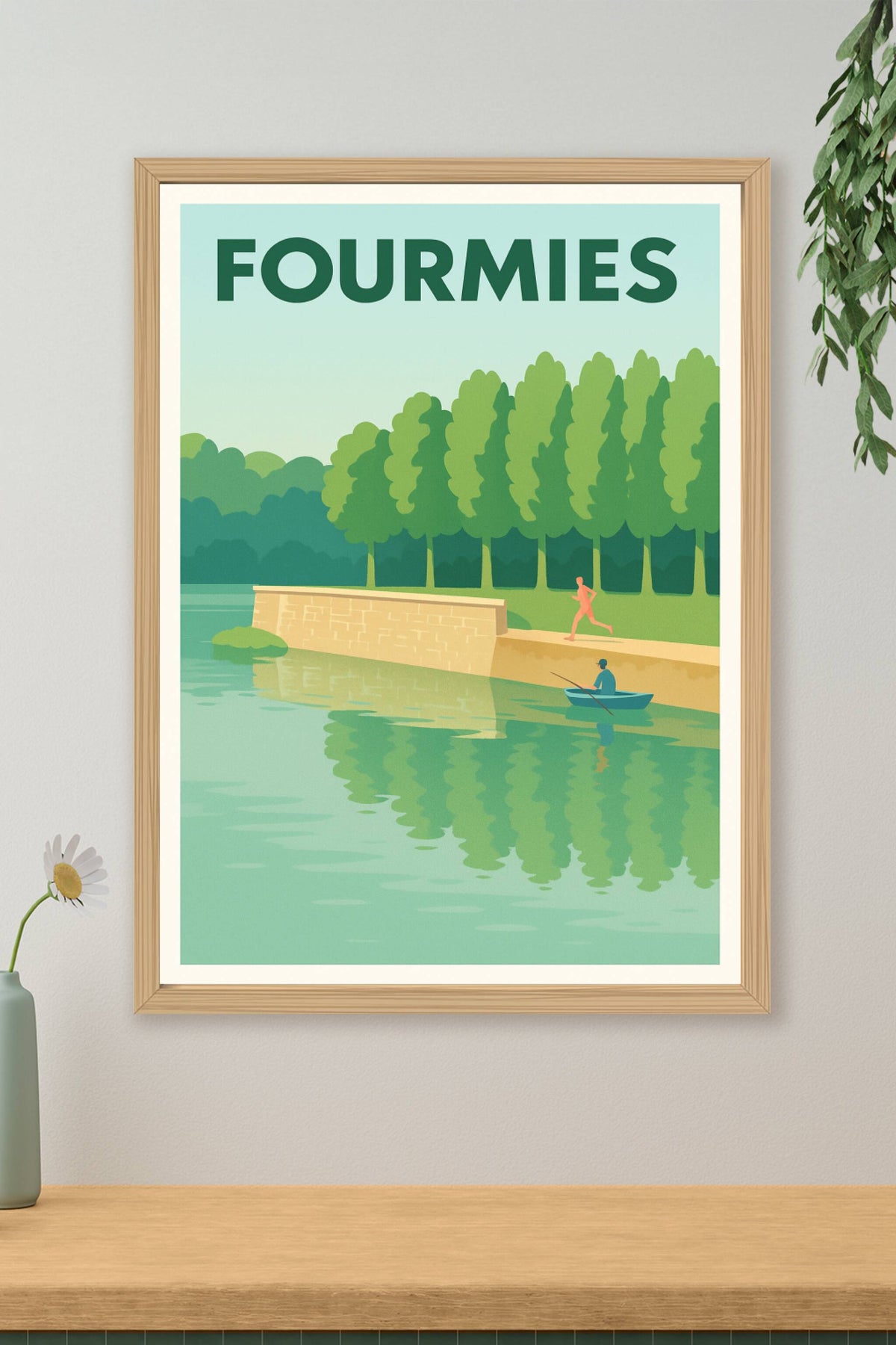 Affiche de Fourmies - Sérénité au bord de l'eau