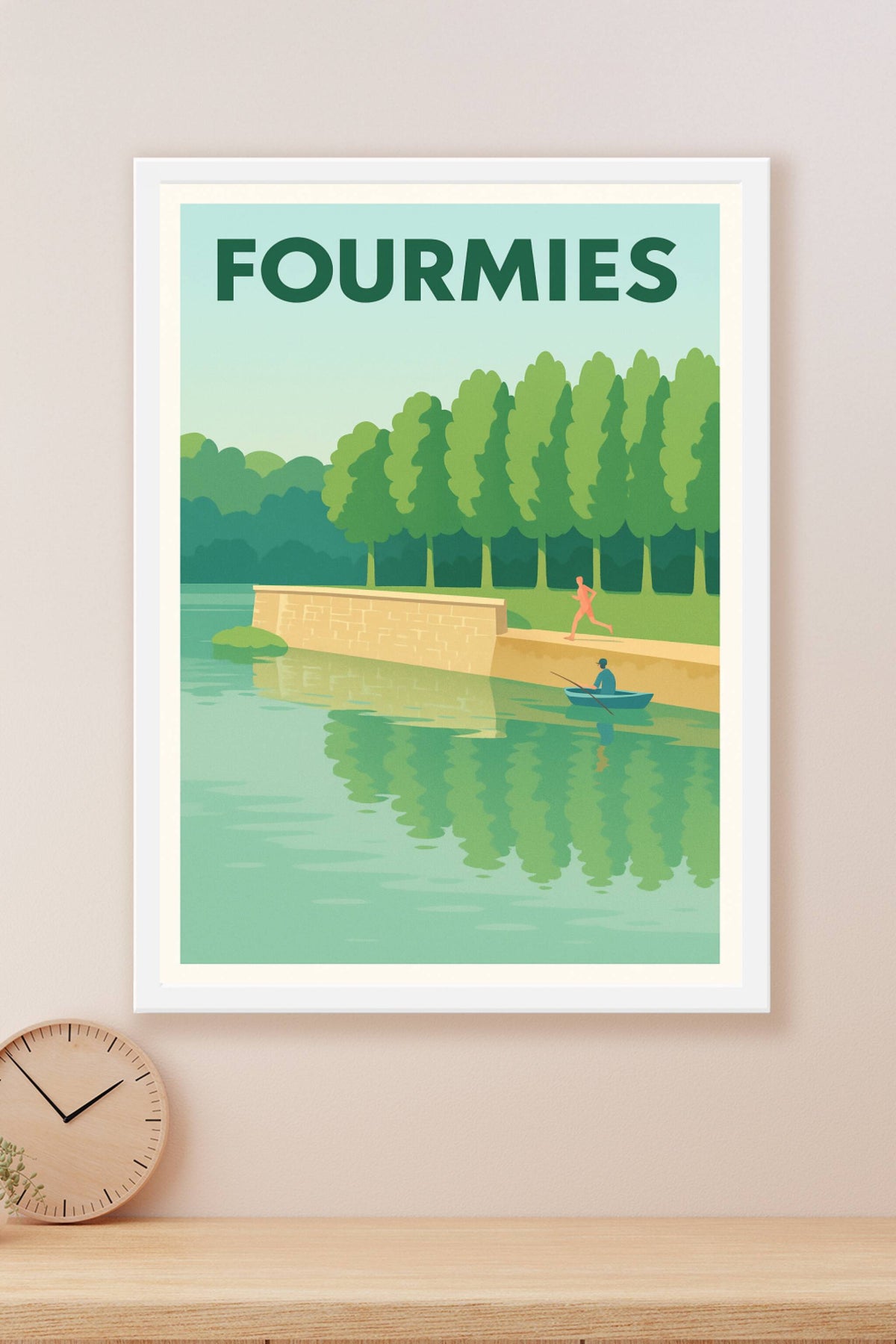 Affiche de Fourmies - Sérénité au bord de l'eau