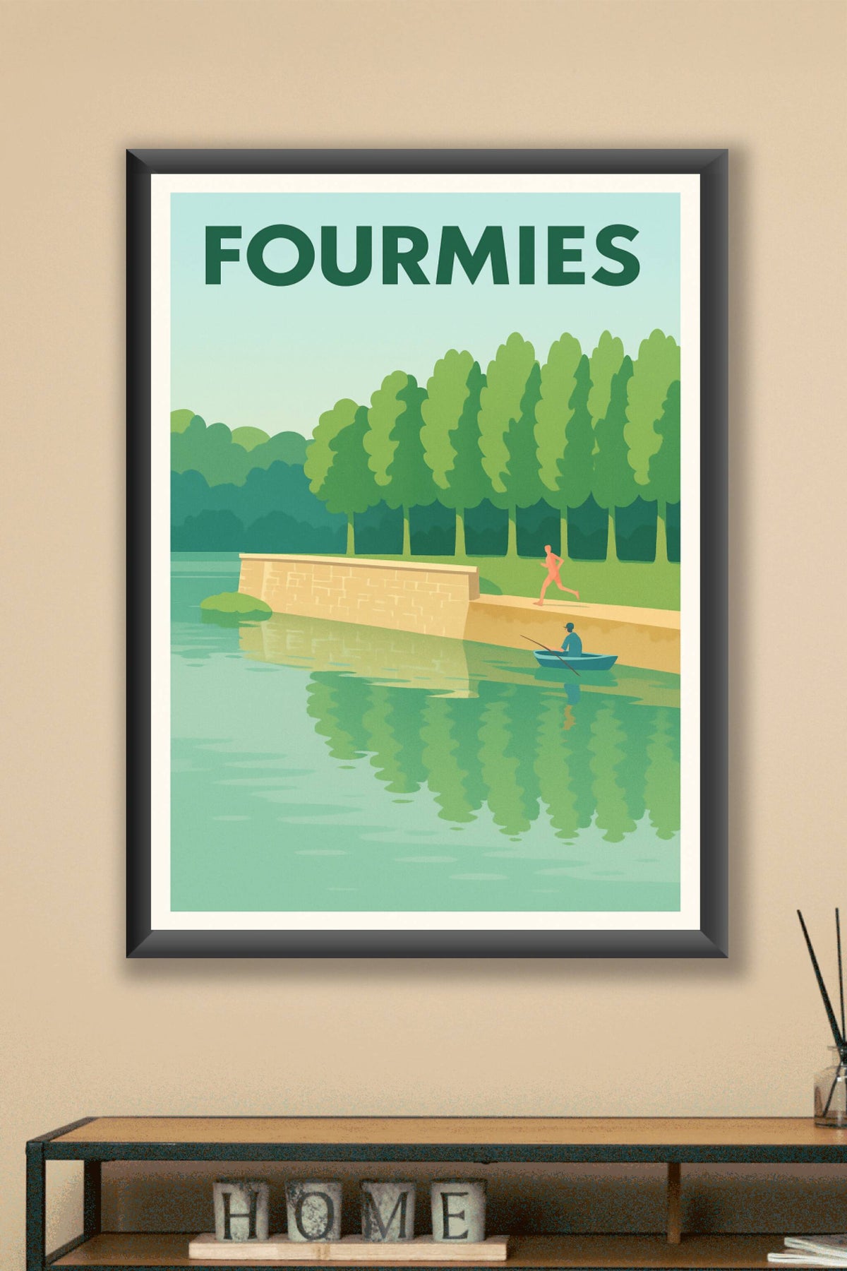 Affiche de Fourmies - Sérénité au bord de l'eau
