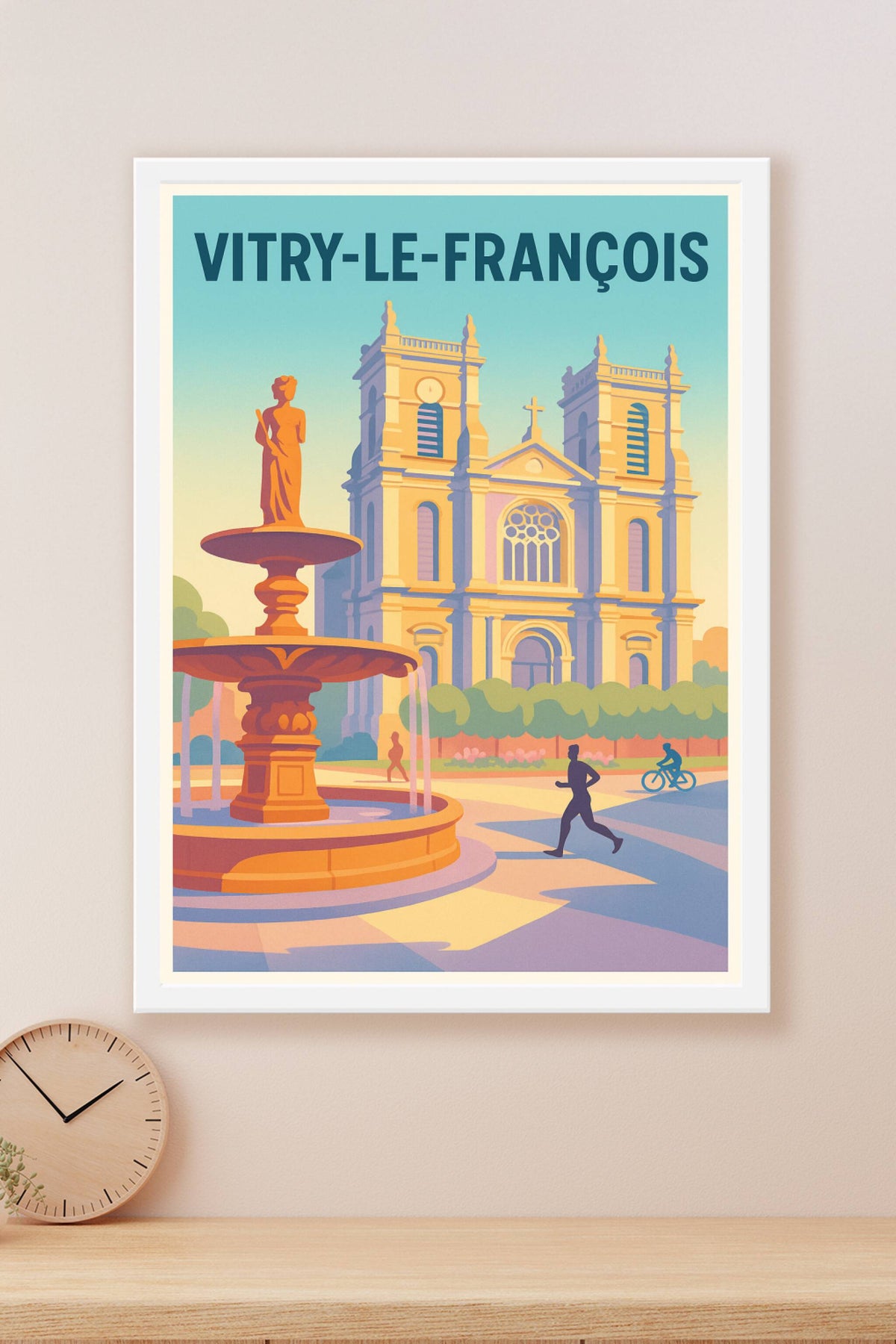 Affiche de Vitry-le-François - L'élégance architecturale au cœur de la ville