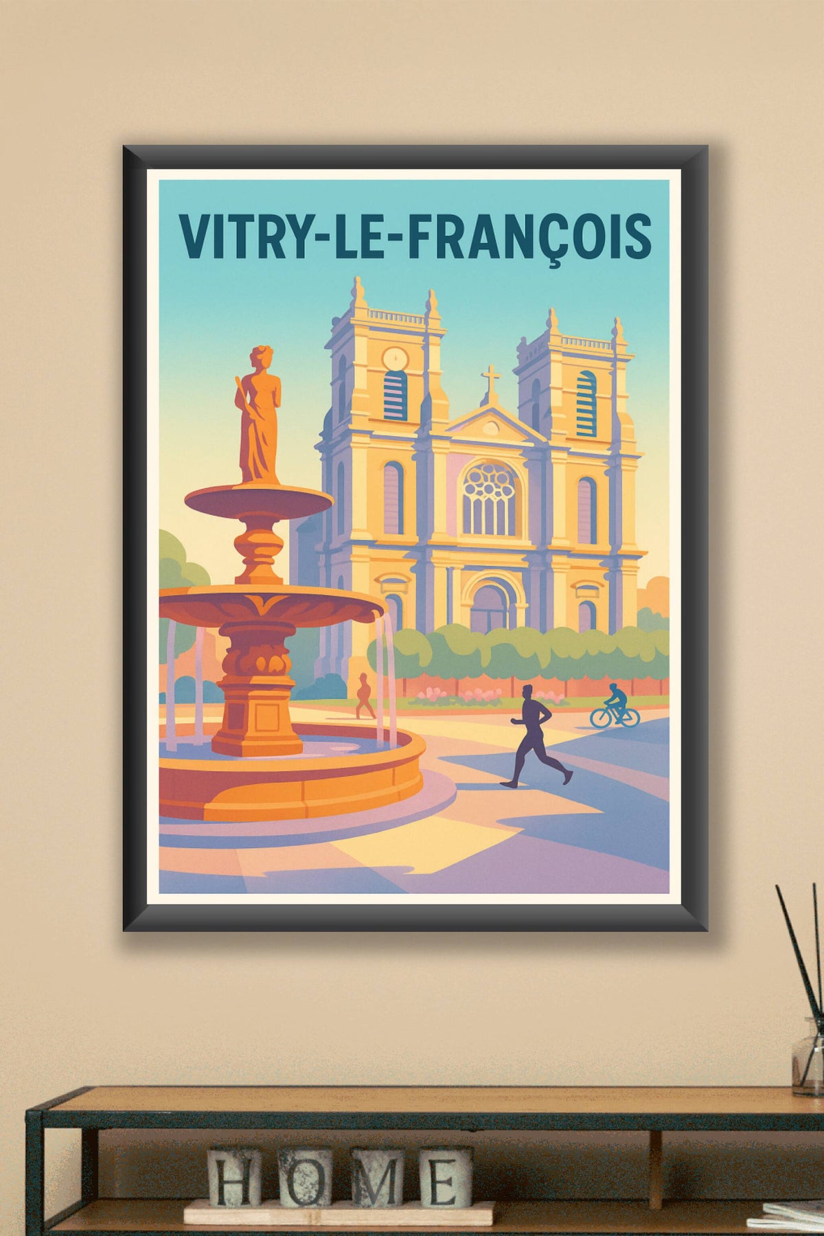 Affiche de Vitry-le-François - L'élégance architecturale au cœur de la ville