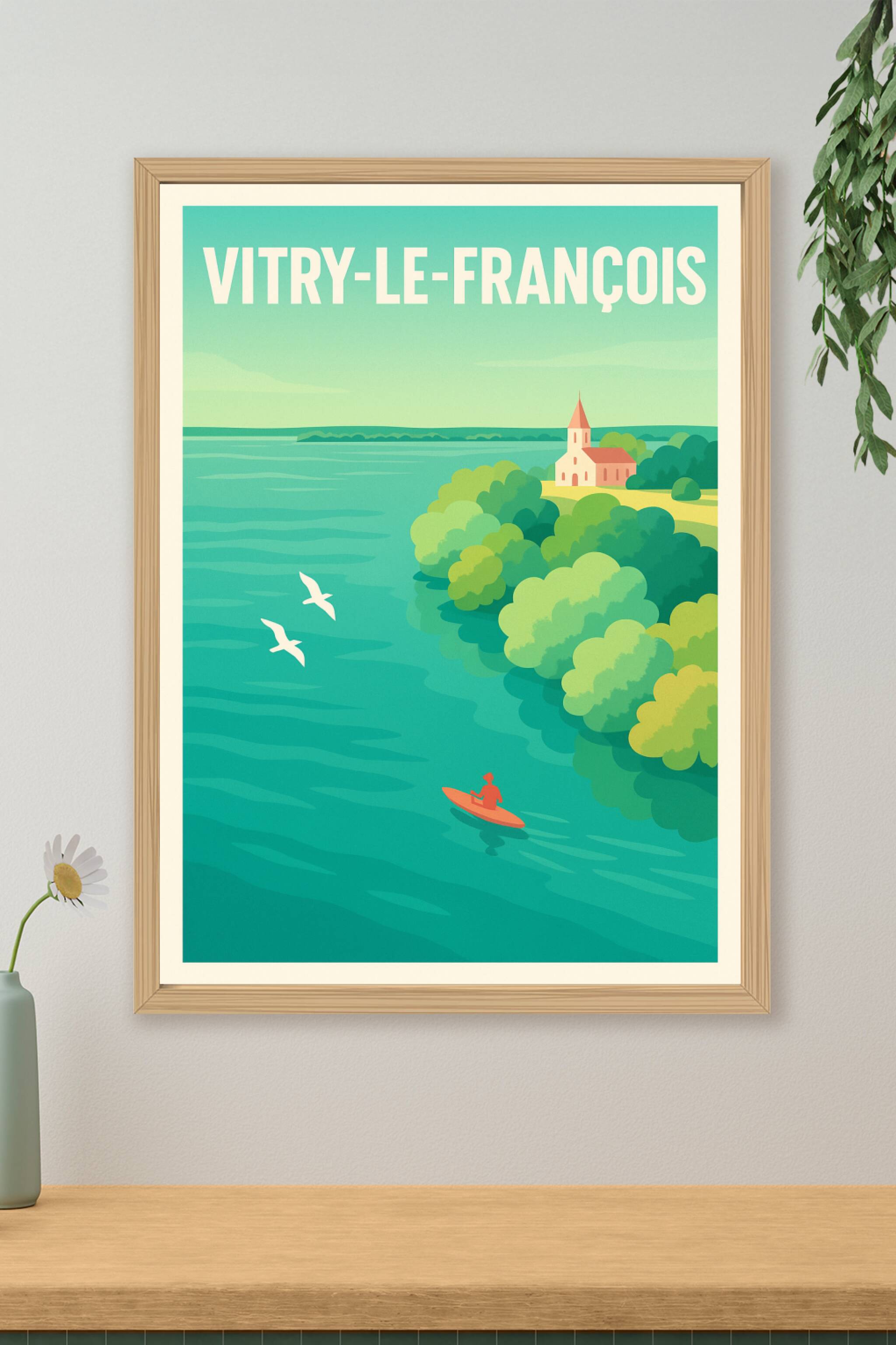 Affiche de Vitry-le-François - Évasion paisible au fil de l'eau