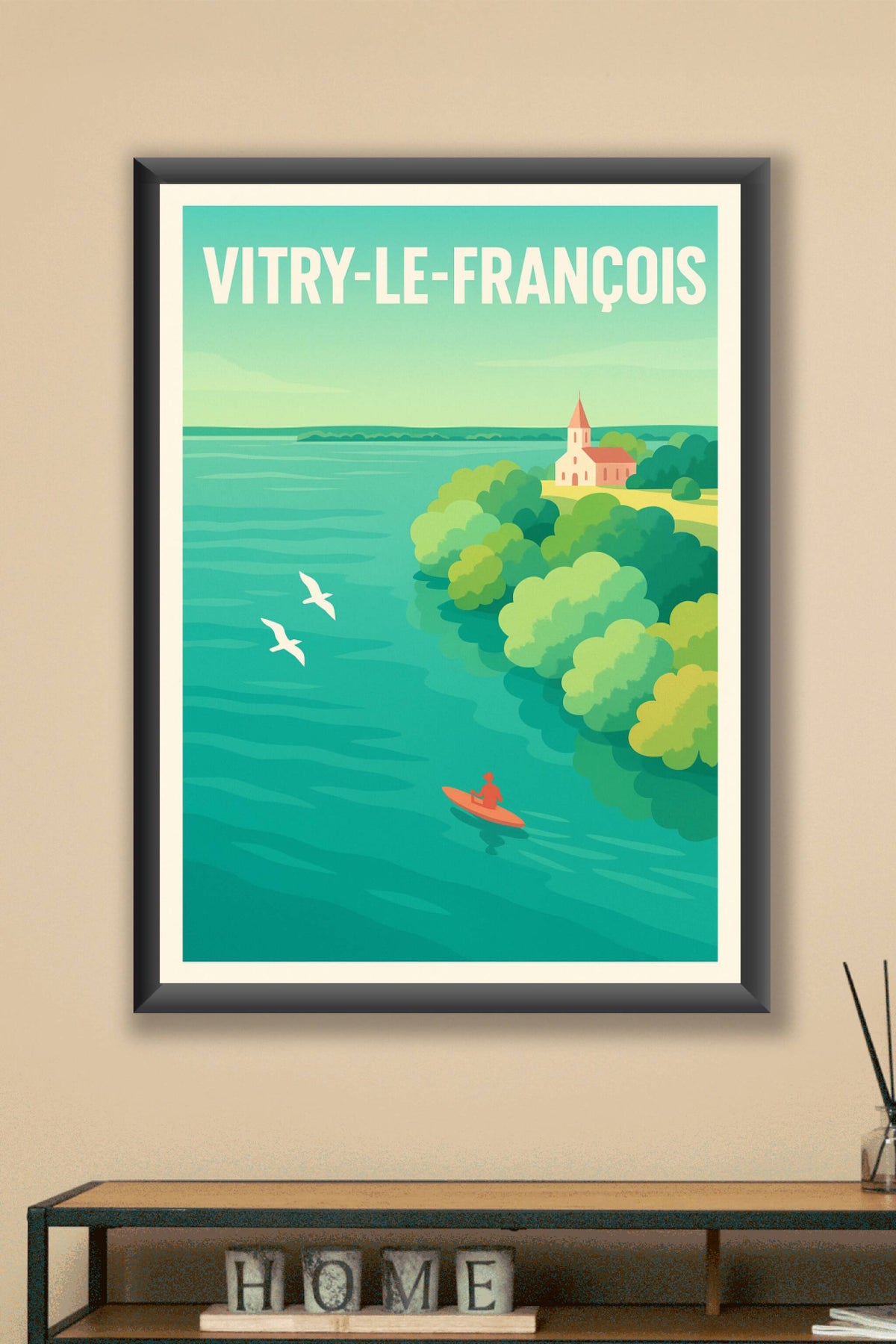 Affiche de Vitry-le-François - Évasion paisible au fil de l'eau