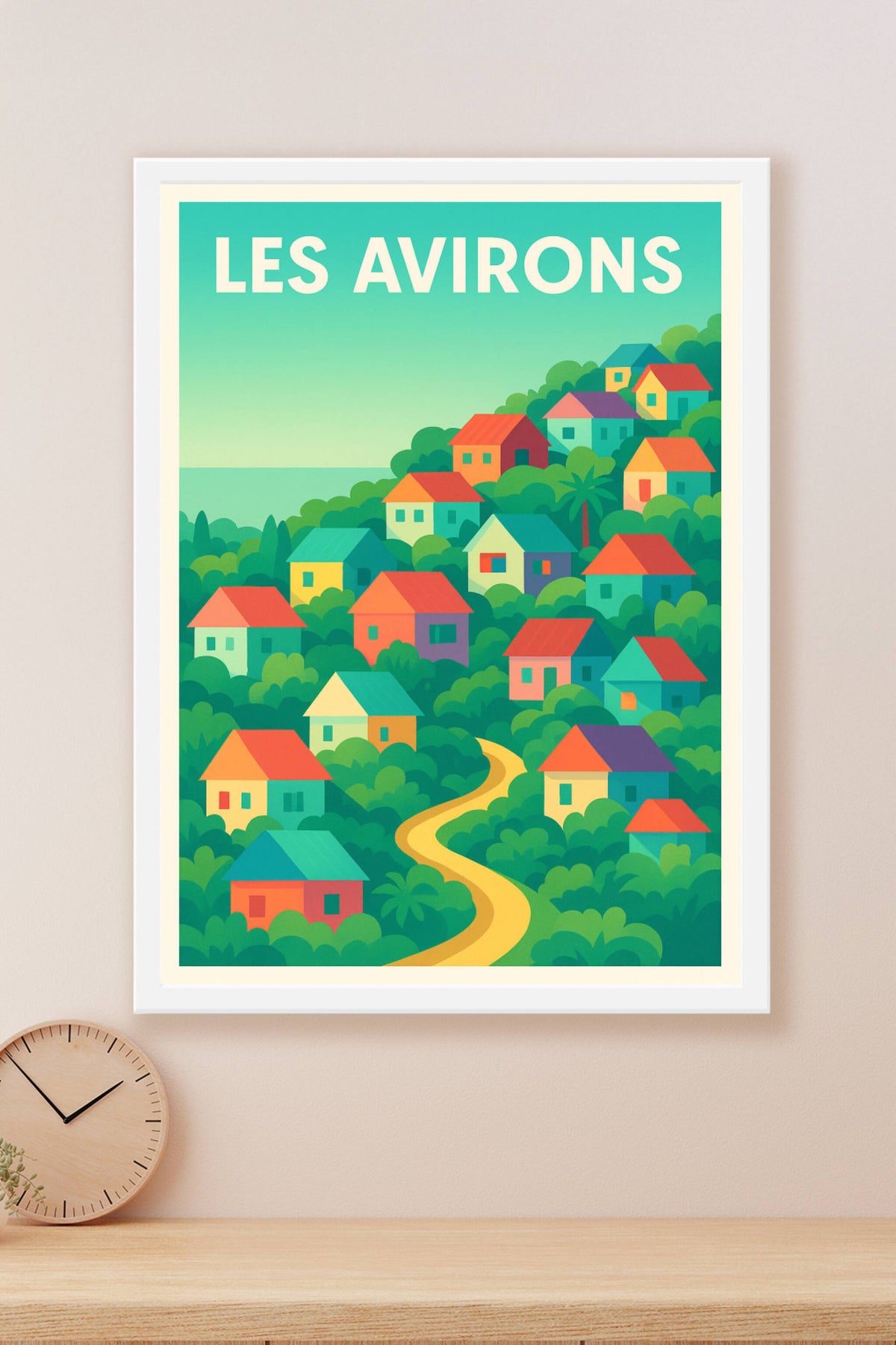 Affiche de Les Avirons - Couleurs vives au cœur de la nature