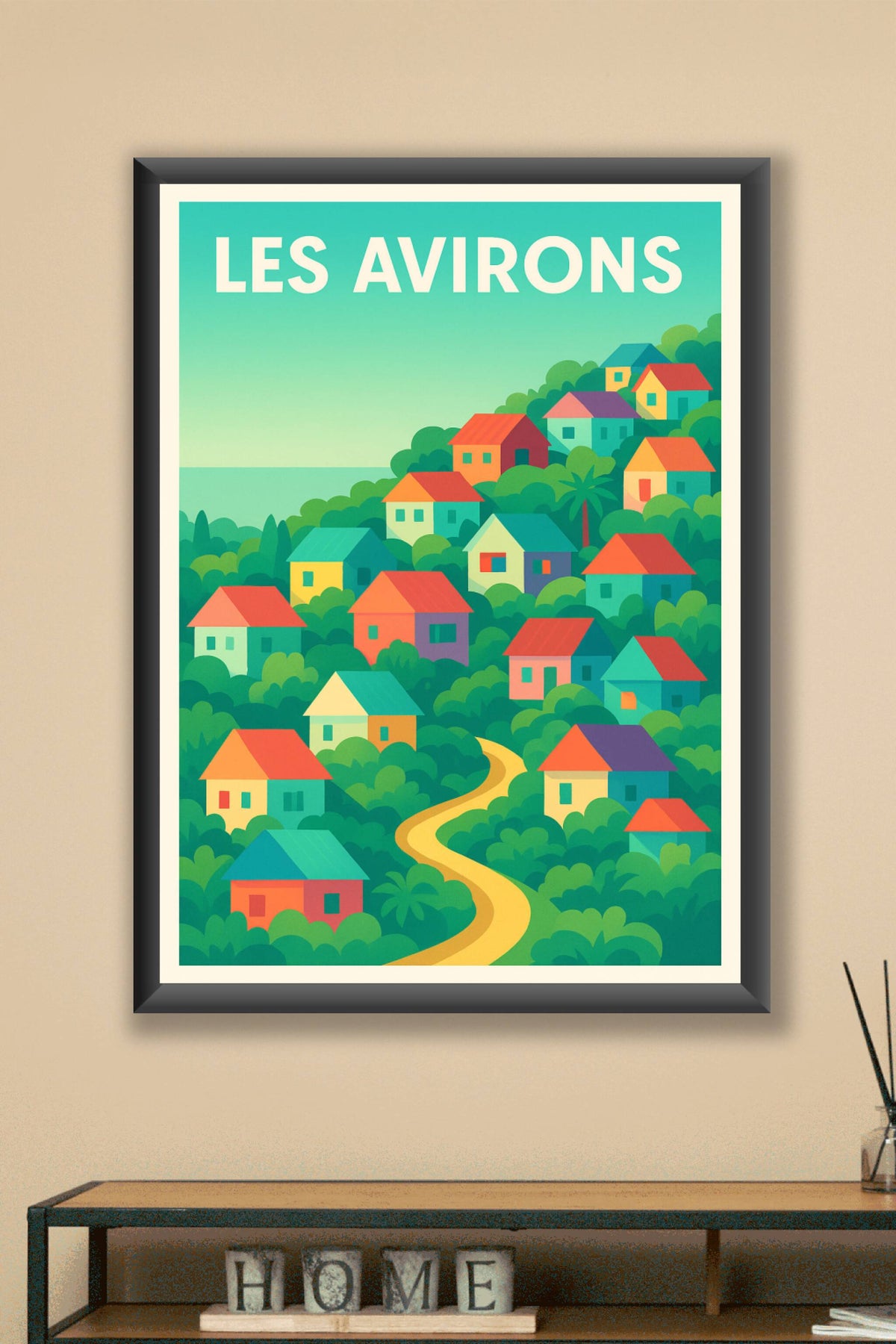 Affiche de Les Avirons - Couleurs vives au cœur de la nature