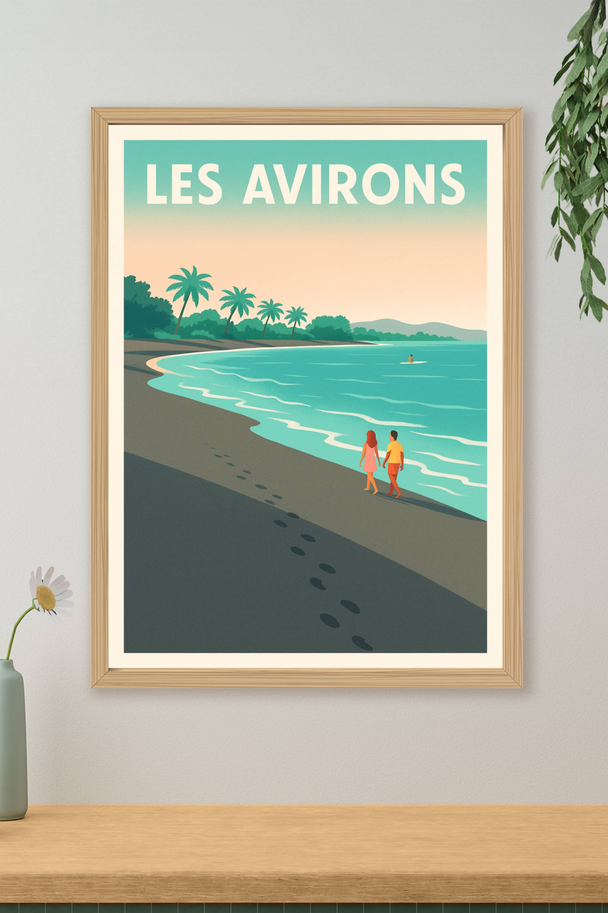 Affiche de Les Avirons - Promenade romantique au bord de l'eau