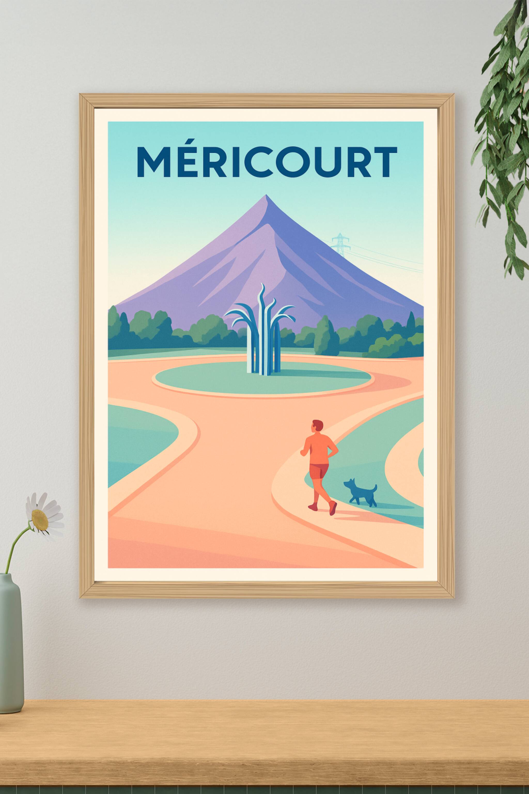 Affiche de Méricourt - Évasion et Sérénité en Plein Air