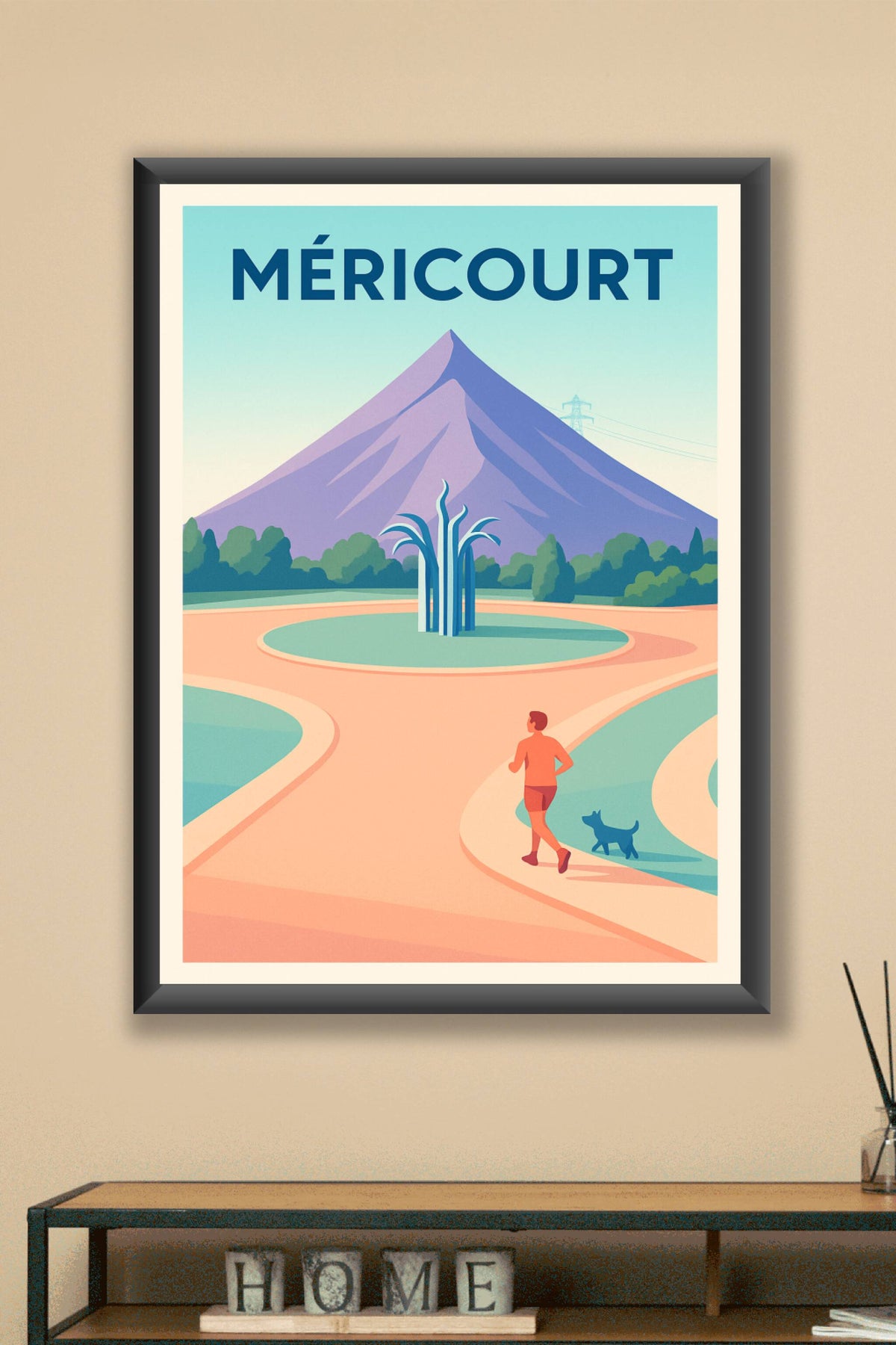 Affiche de Méricourt - Évasion et Sérénité en Plein Air