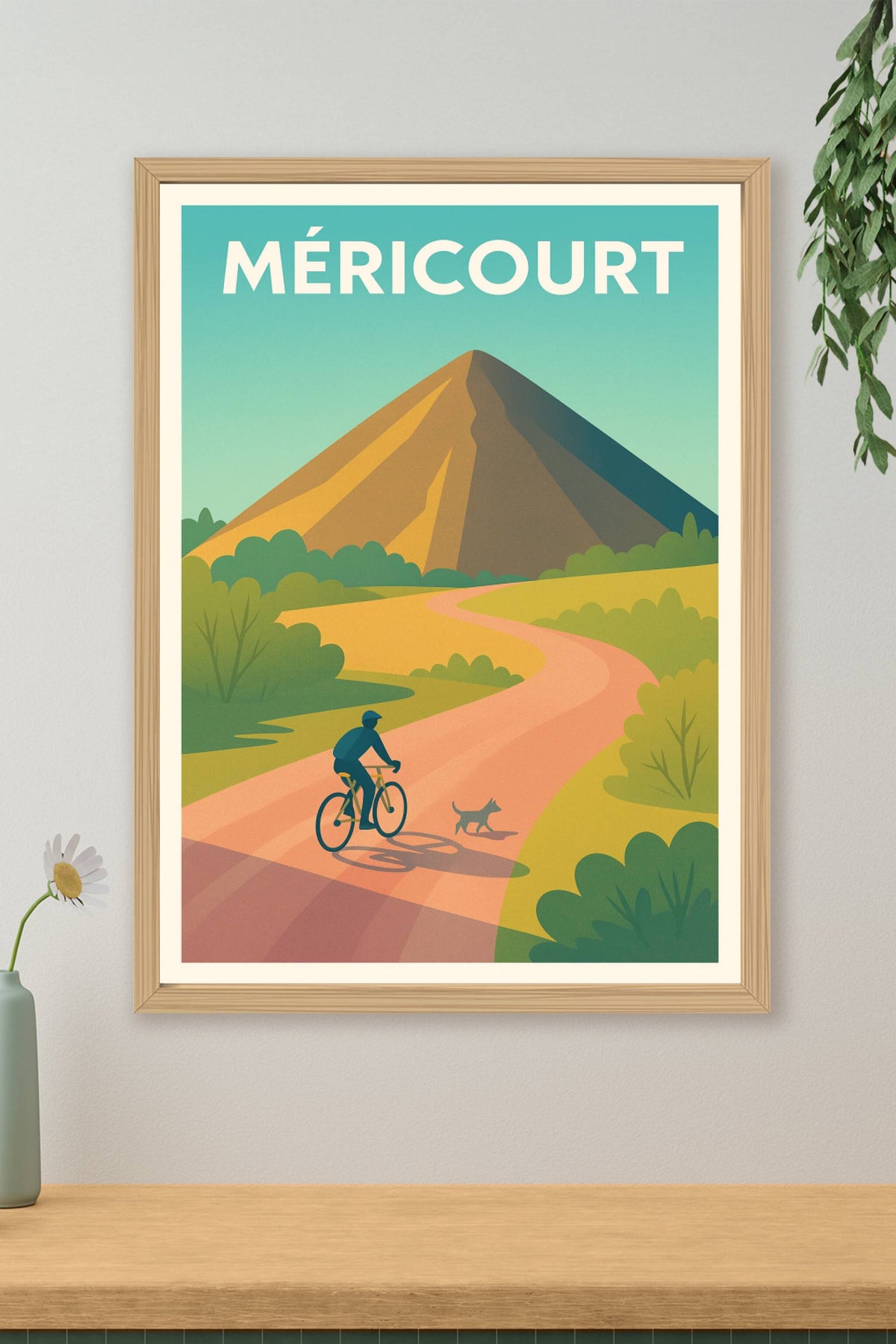 Affiche de Méricourt - Escapade à vélo au pied de la colline
