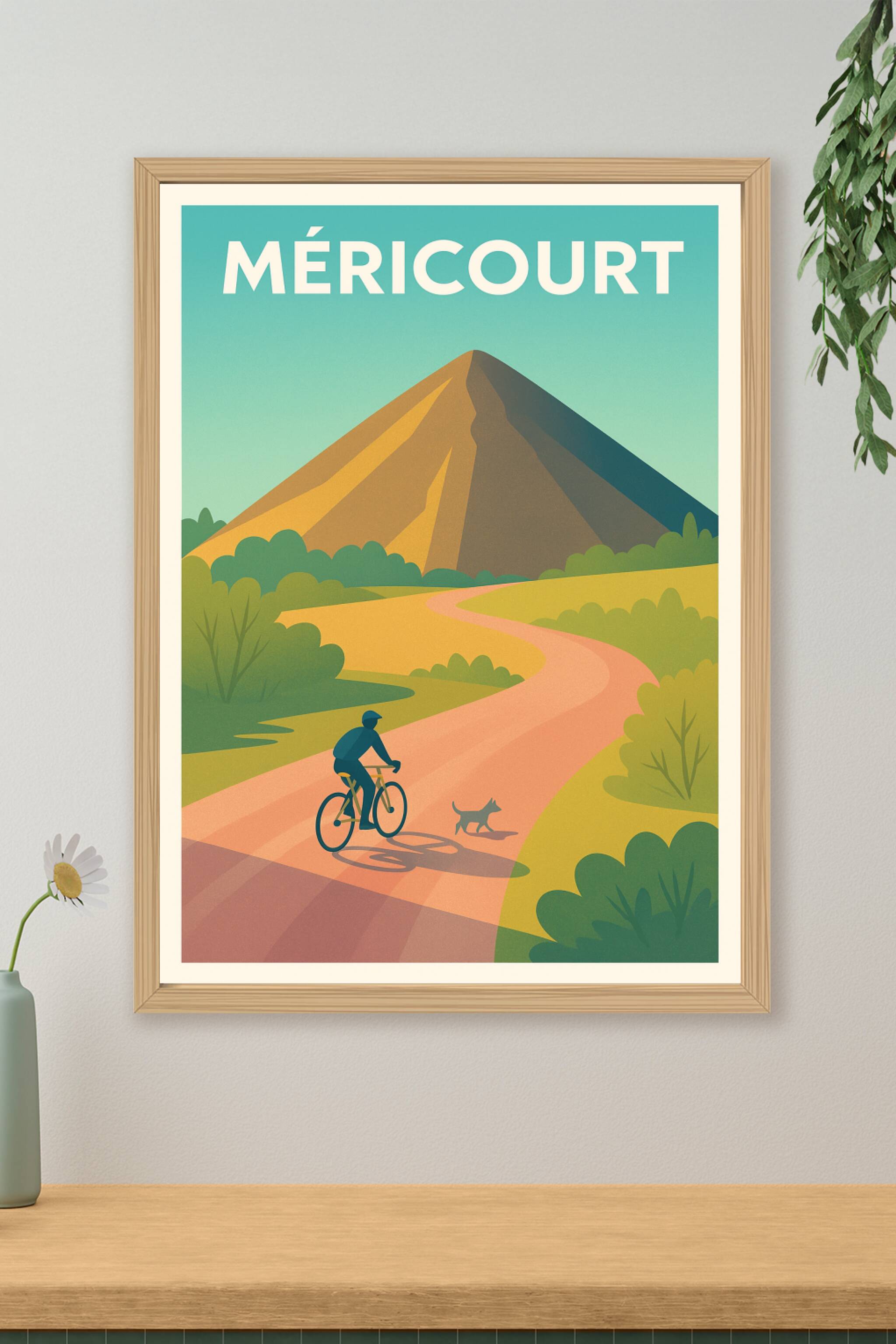 Affiche de Méricourt - Escapade à vélo au pied de la colline