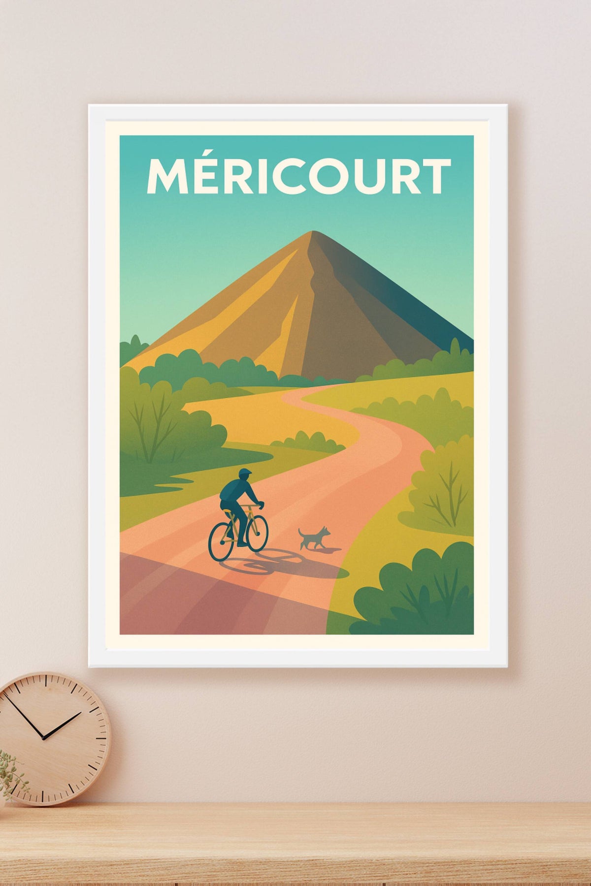 Affiche de Méricourt - Escapade à vélo au pied de la colline