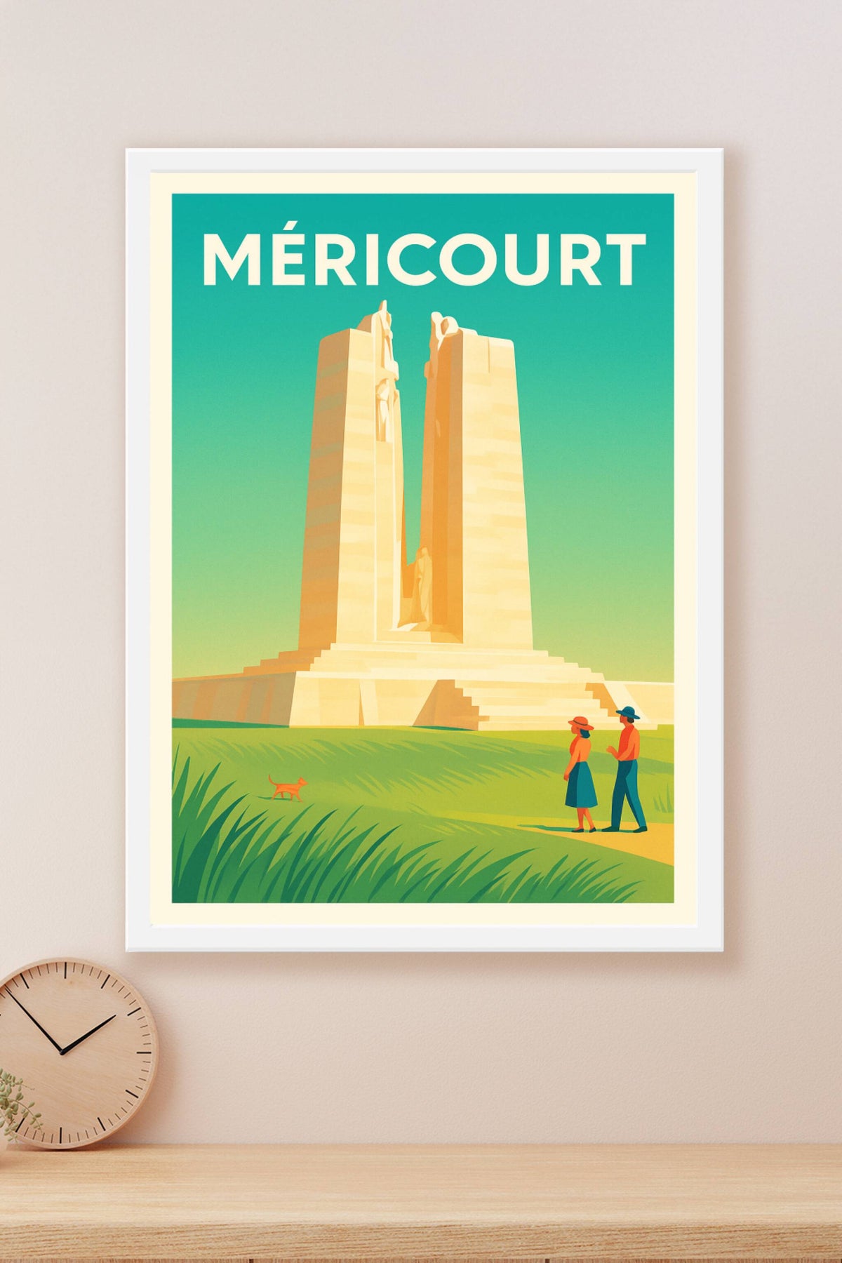 Affiche de Méricourt - Mémorial et sérénité en pleine nature