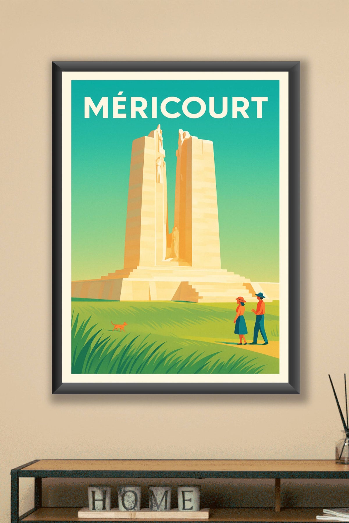 Affiche de Méricourt - Mémorial et sérénité en pleine nature