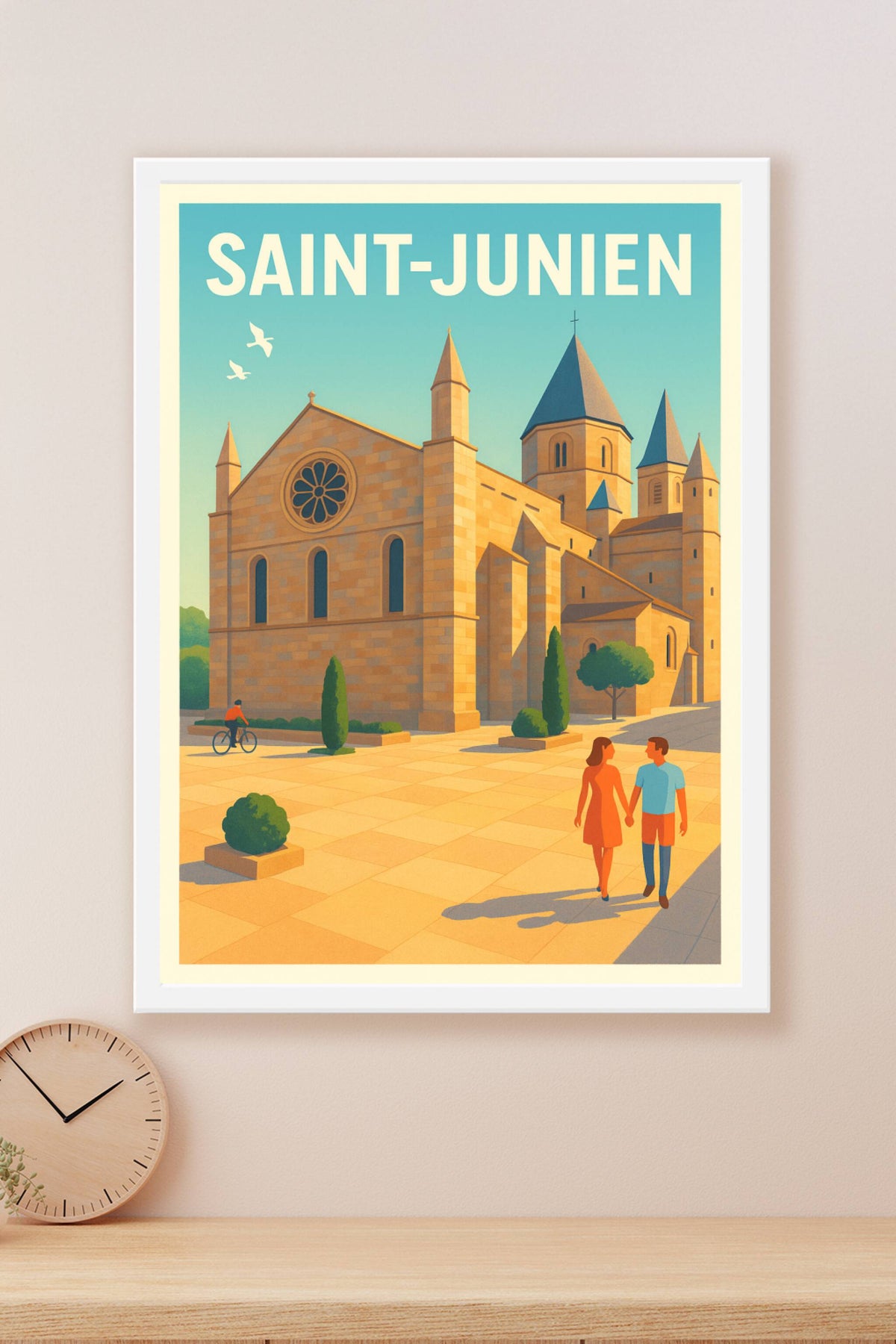 Affiche de Saint-Junien - Charme et sérénité au cœur de la cité historique