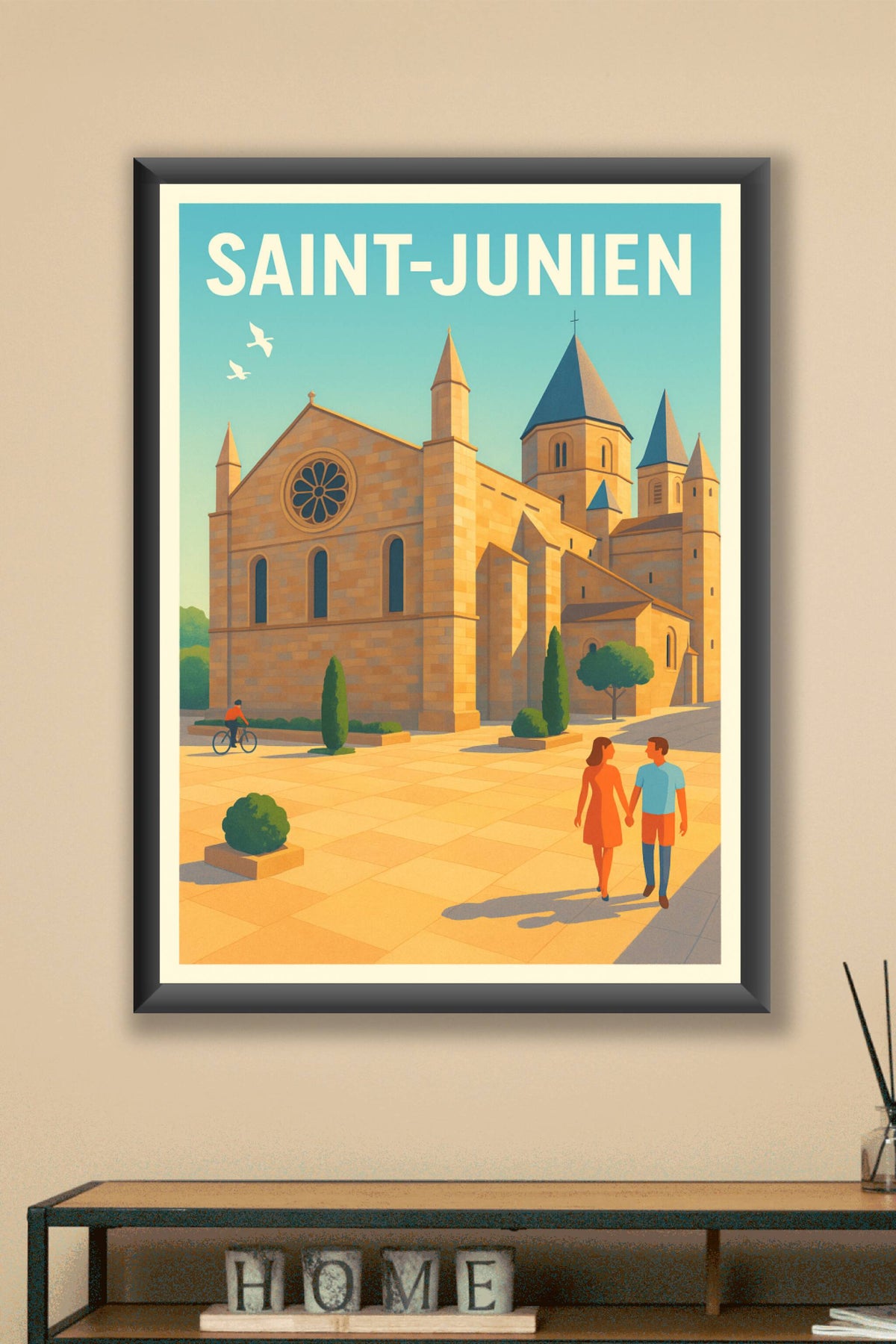 Affiche de Saint-Junien - Charme et sérénité au cœur de la cité historique