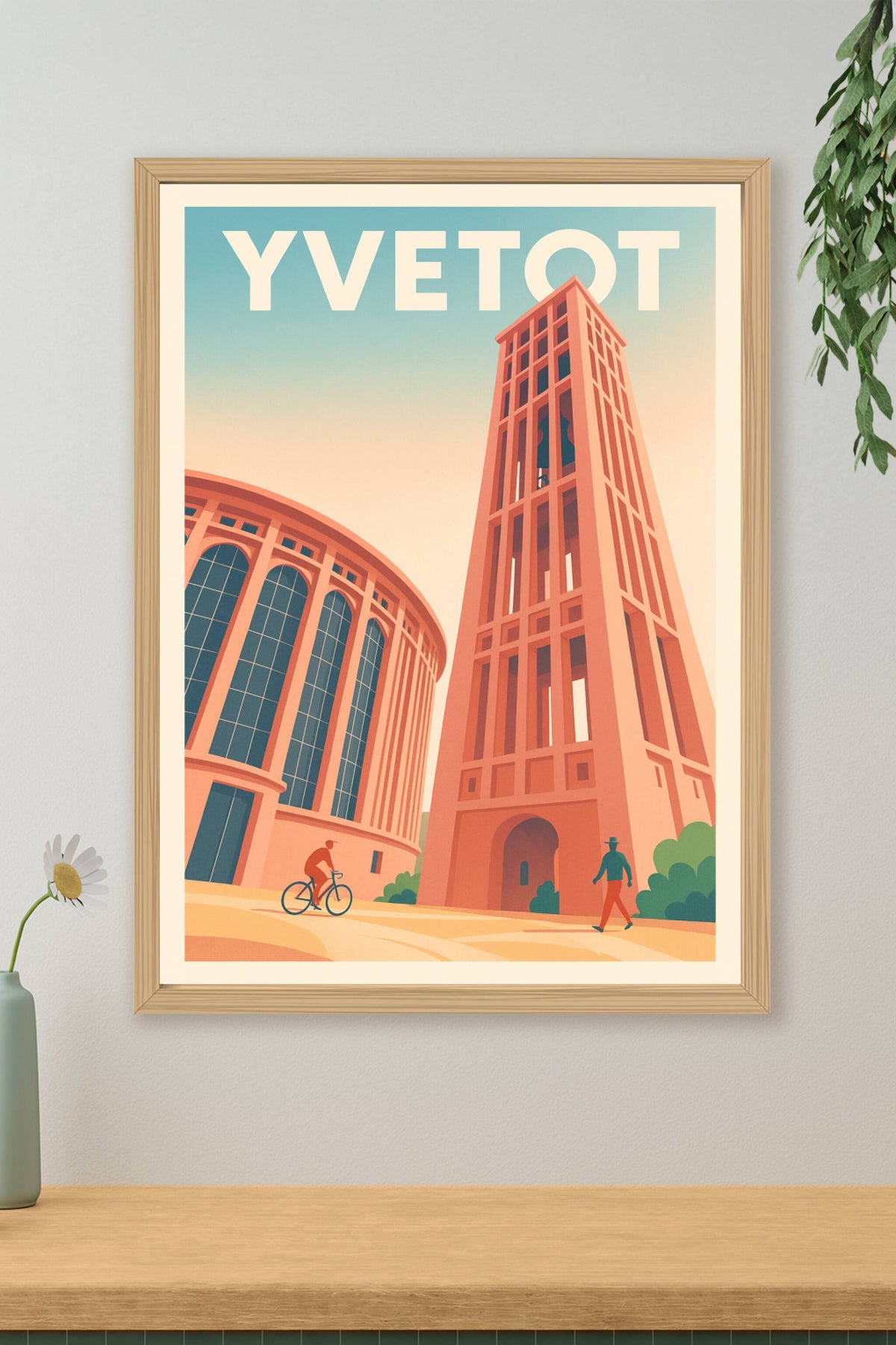 Affiche de Yvetot - L'héritage architectural réinventé