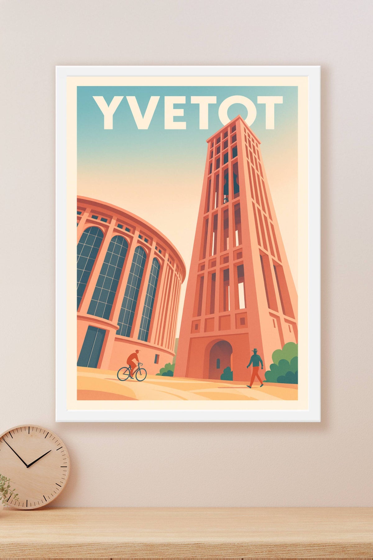Affiche de Yvetot - L'héritage architectural réinventé