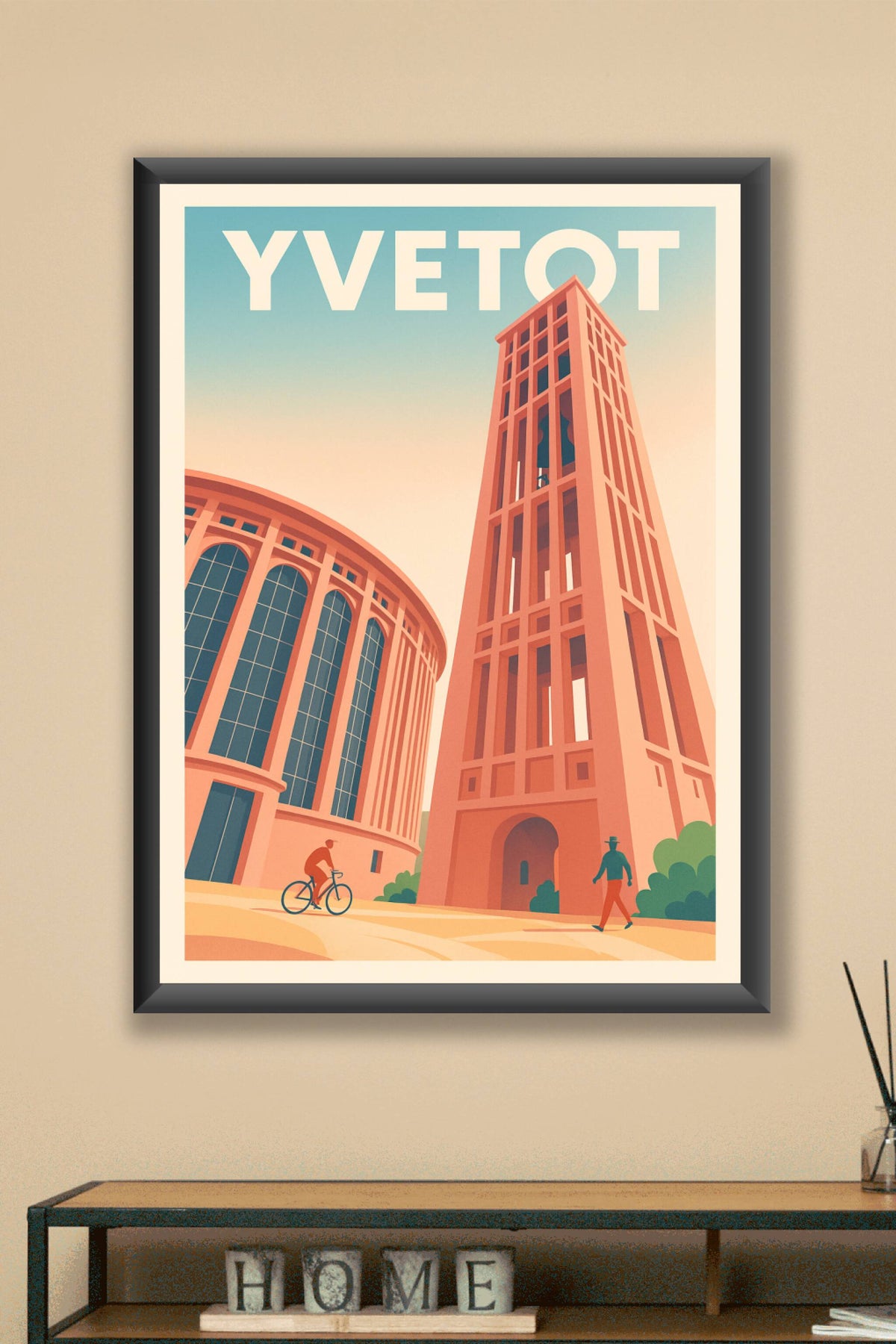 Affiche de Yvetot - L'héritage architectural réinventé