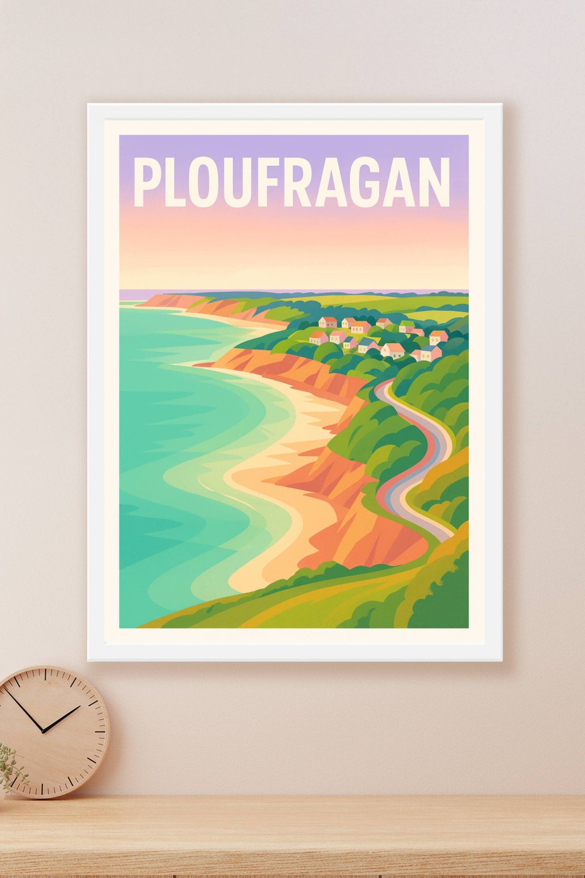 Affiche de Ploufragan - Évasion côtière en Bretagne