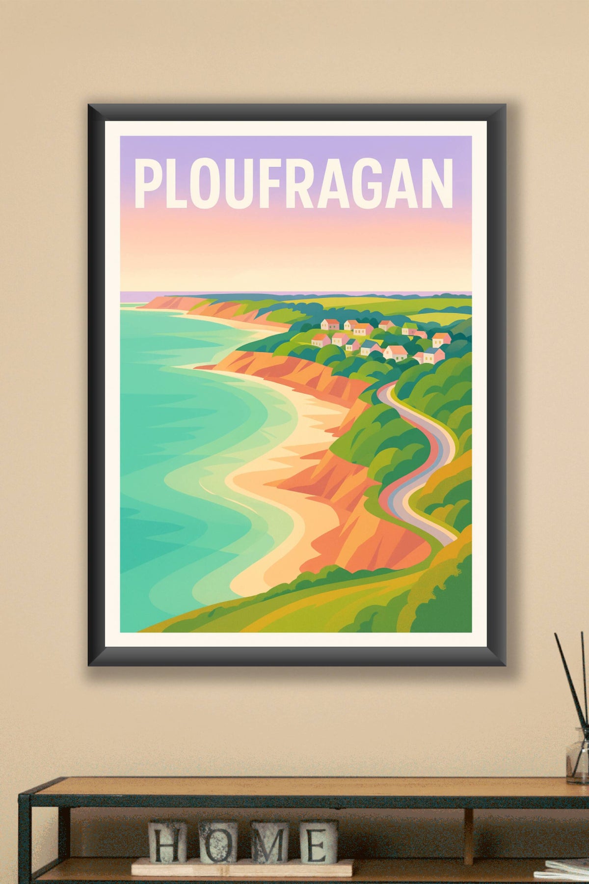 Affiche de Ploufragan - Évasion côtière en Bretagne