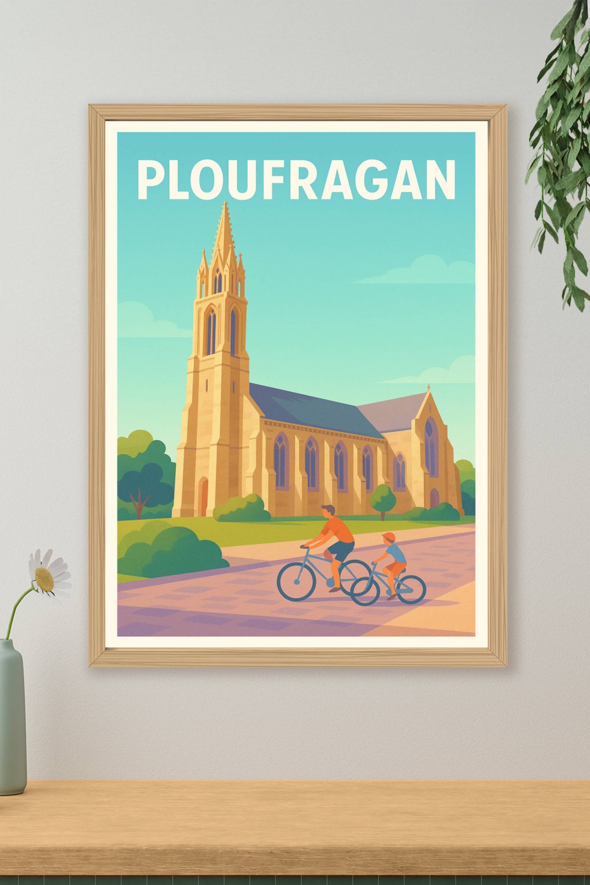 Affiche de Ploufragan - Douceur et sérénité à vélo