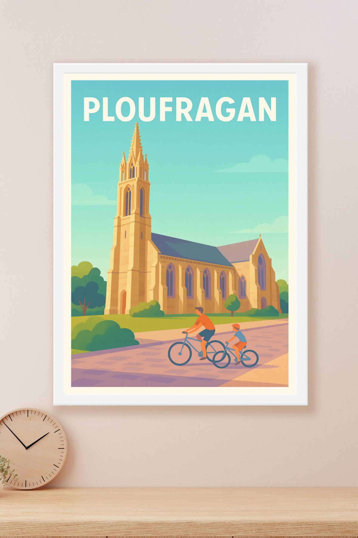 Affiche de Ploufragan - Douceur et sérénité à vélo
