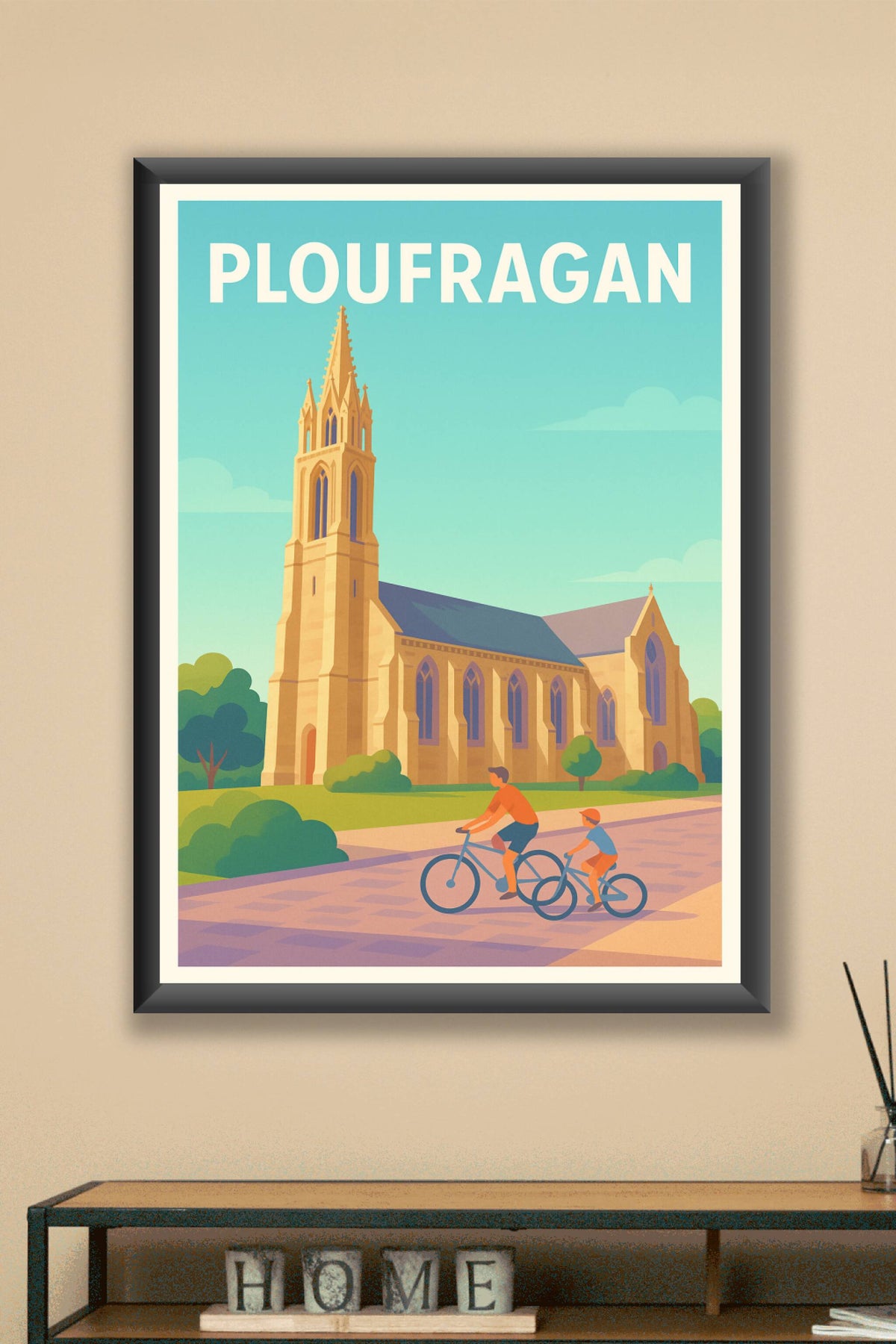 Affiche de Ploufragan - Douceur et sérénité à vélo