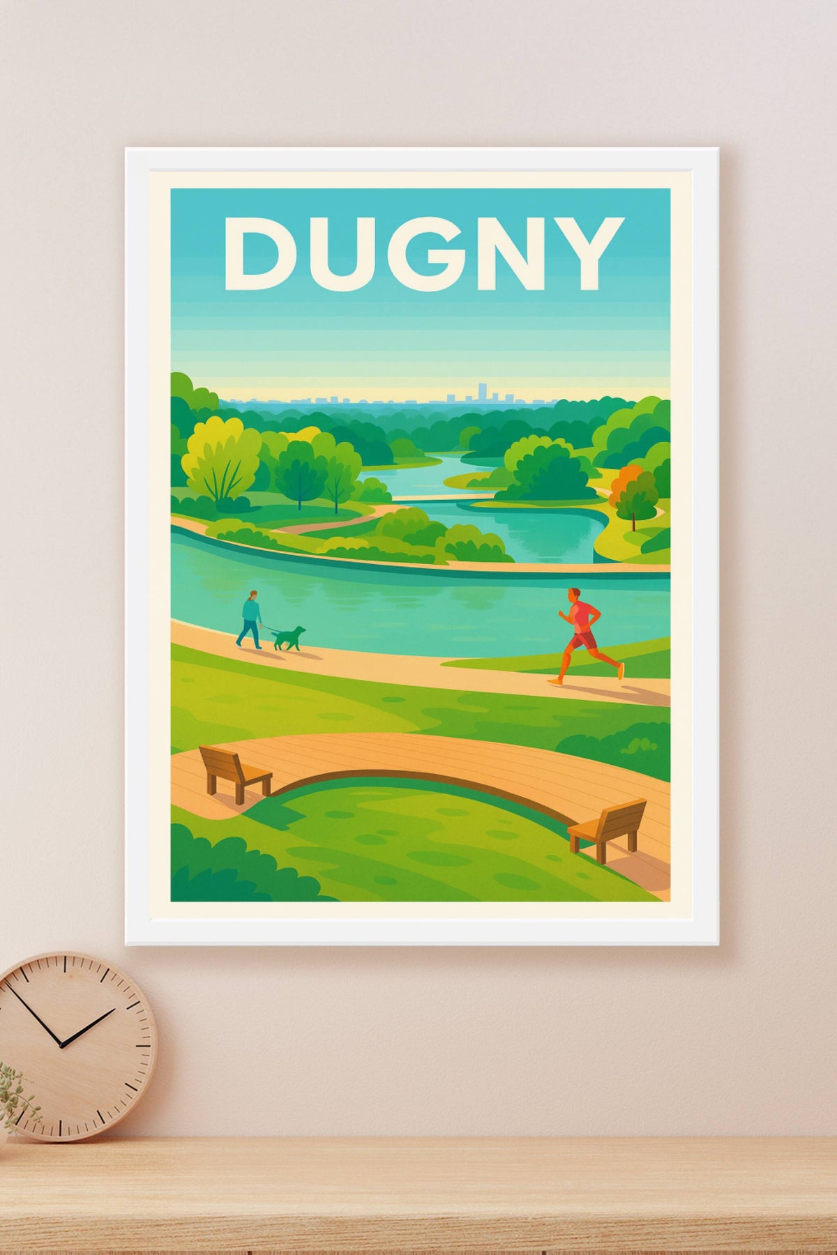 Affiche de Dugny - Échappée verte et sérénité