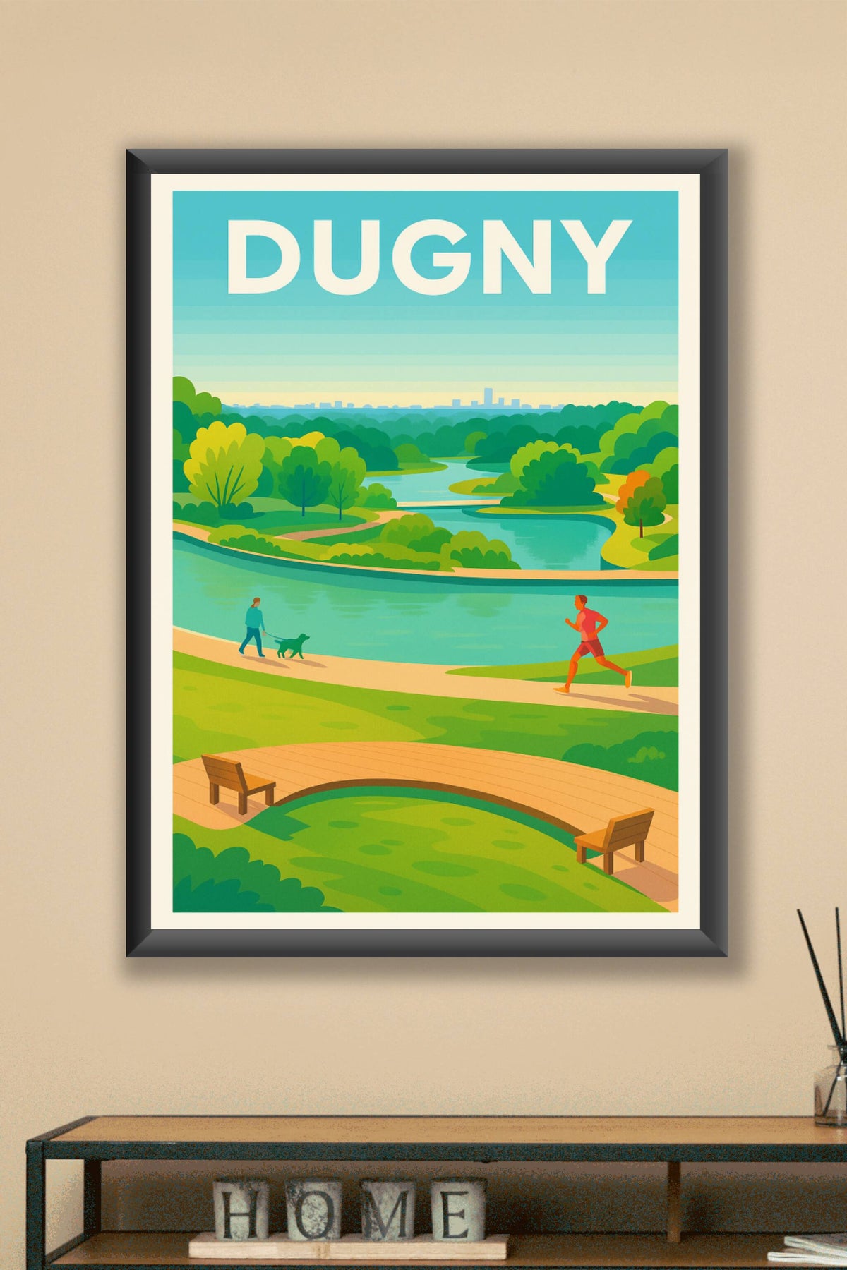 Affiche de Dugny - Échappée verte et sérénité
