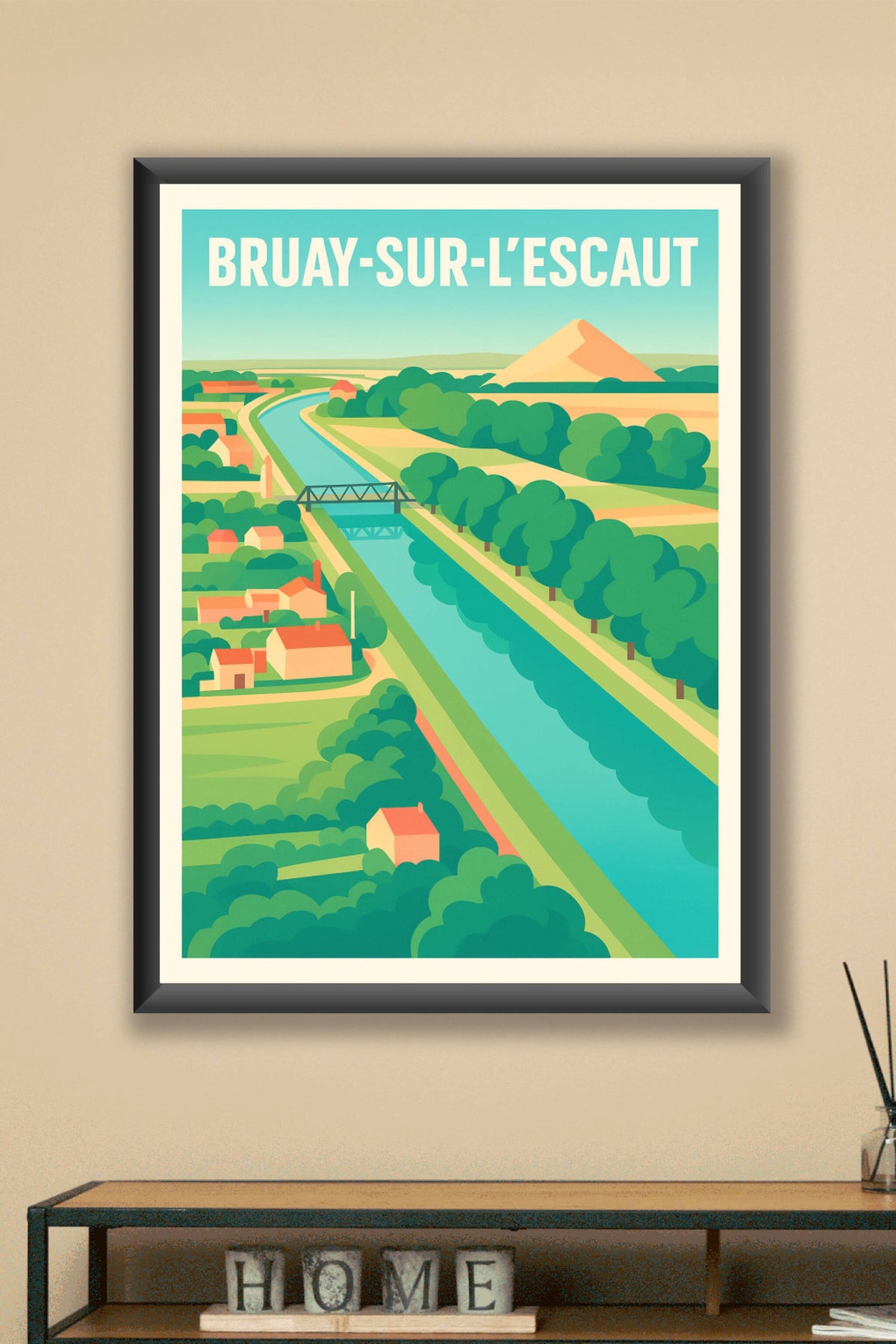 Affiche de Bruay-sur-l'Escaut - Charme bucolique et nature apaisante