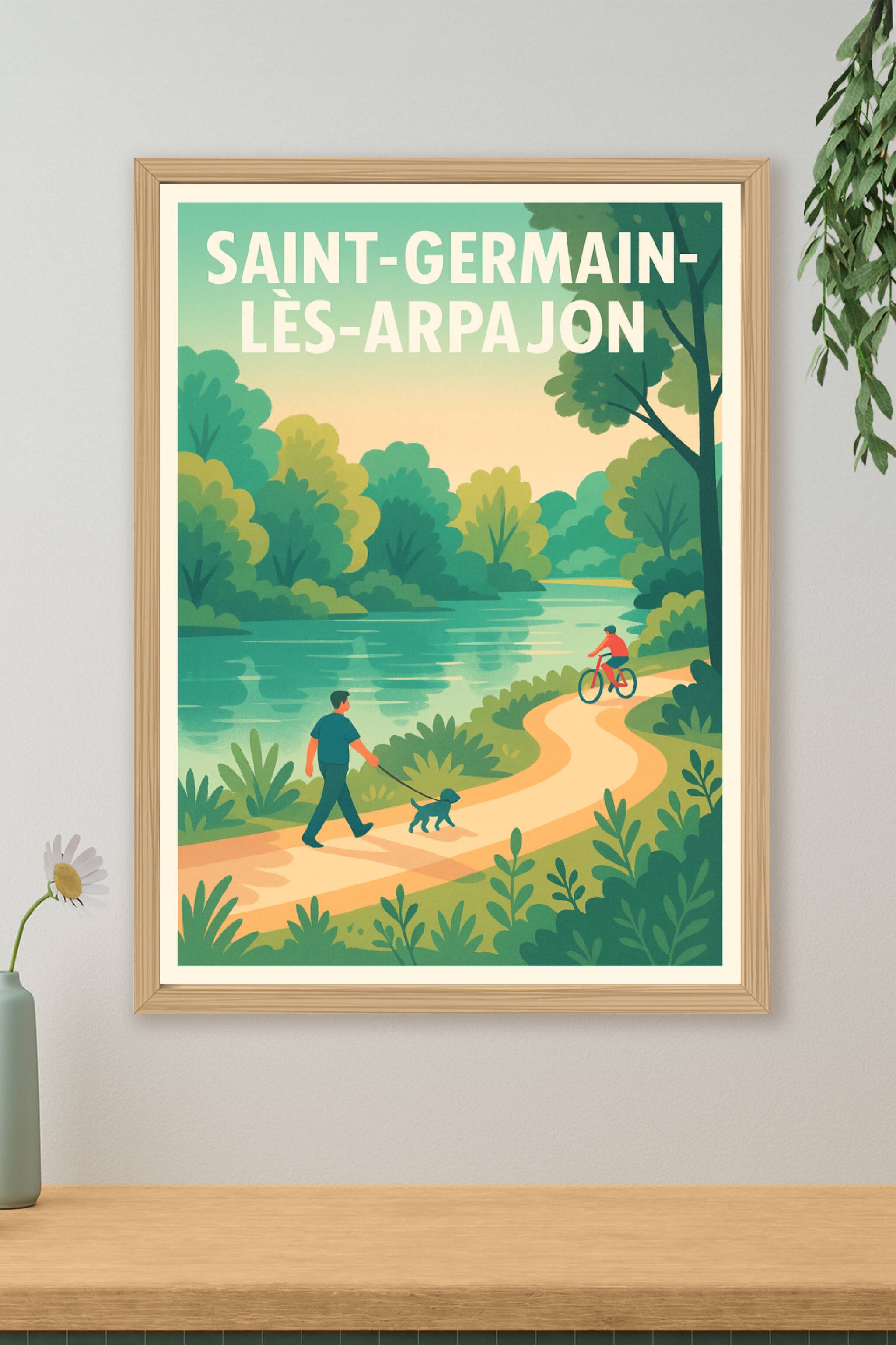 Affiche de Saint-Germain-lès-Arpajon - Évasion au fil de l'eau