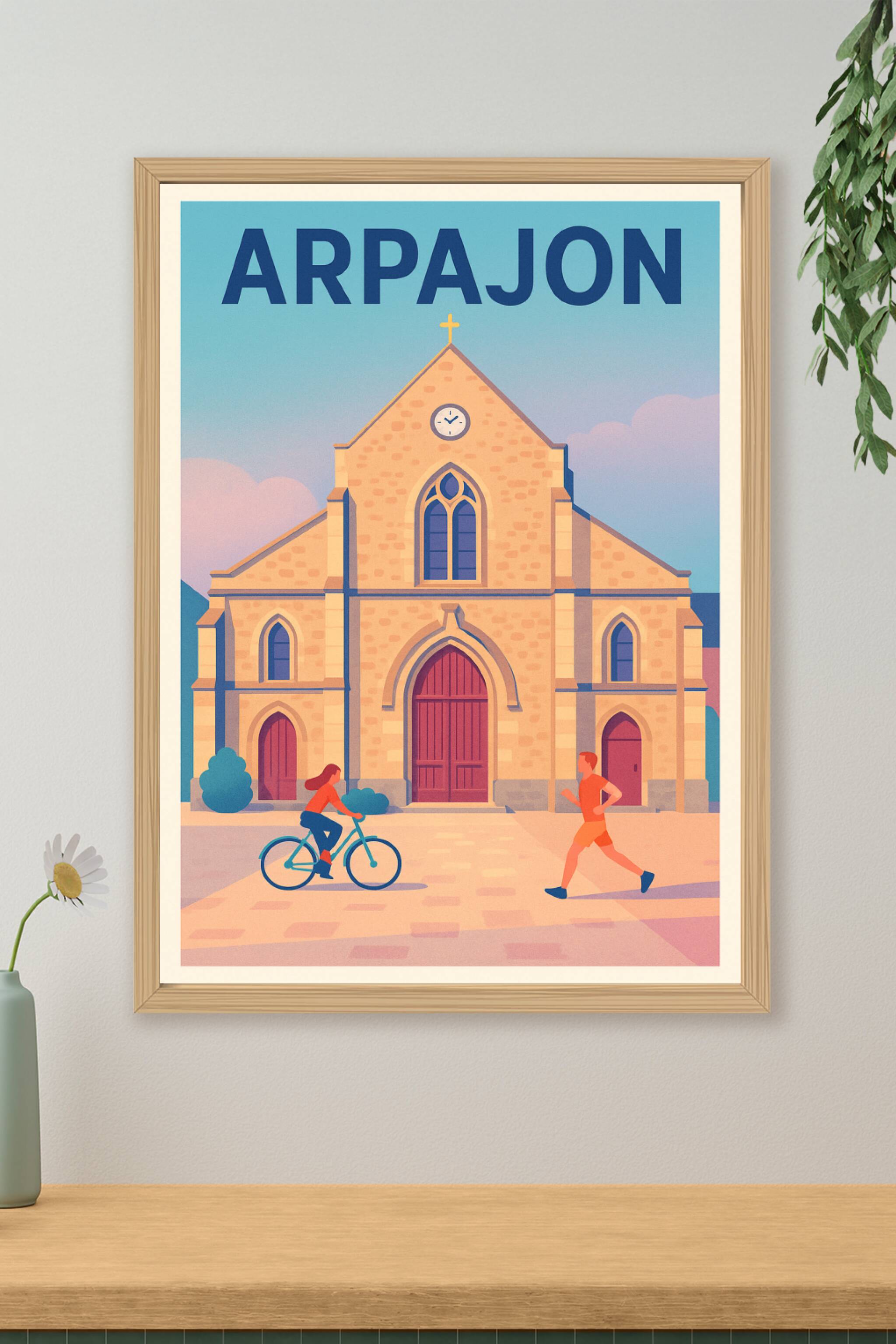 Affiche de Arpajon - Charme et sérénité au cœur de la ville