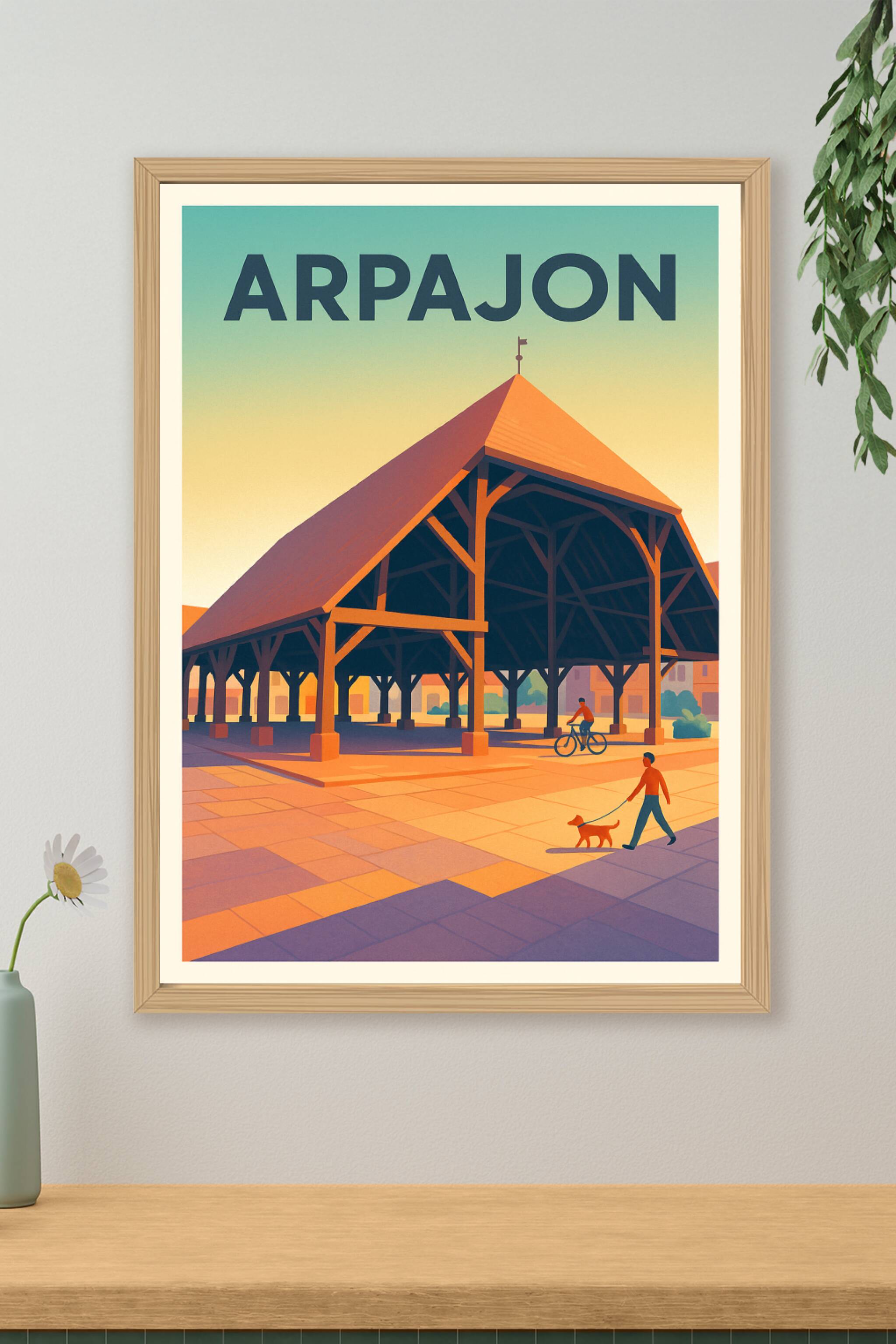Affiche de Arpajon - Charme et tradition au cœur du marché couvert