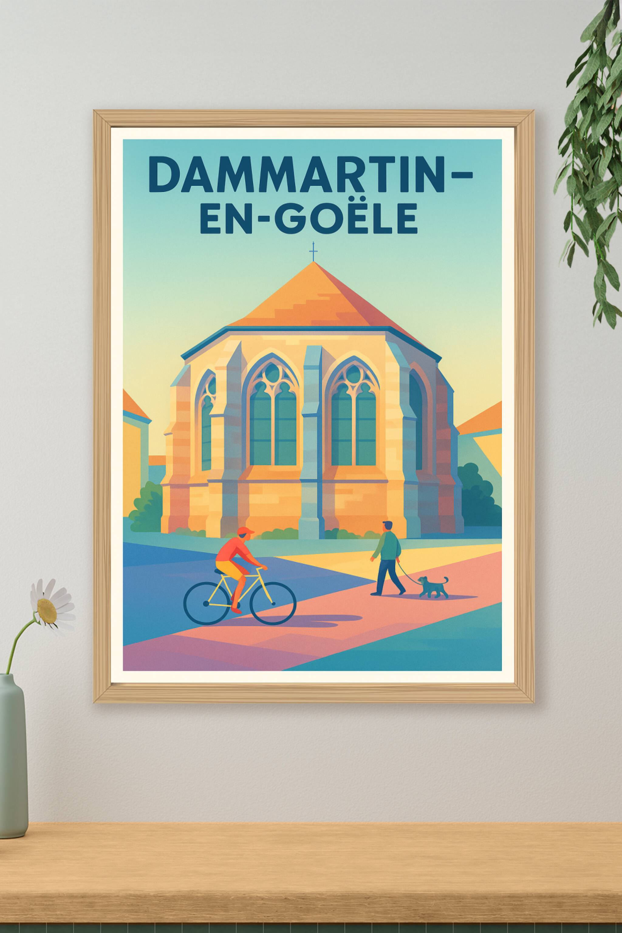 Affiche de Dammartin-en-Goële - Charme et sérénité au cœur de la ville