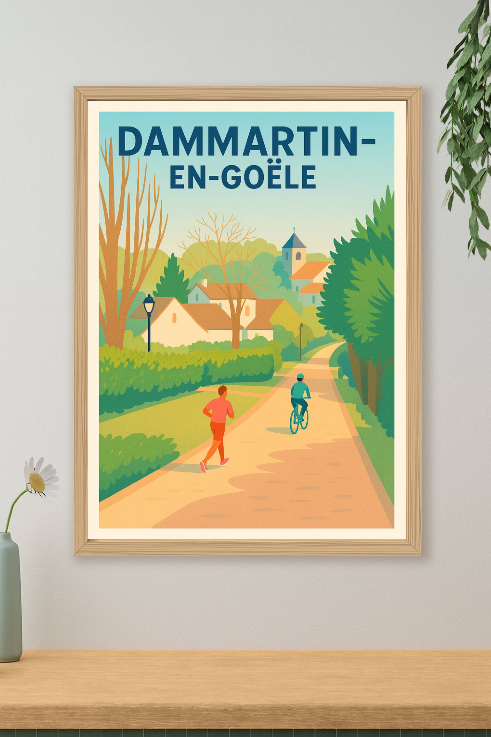 Affiche de Dammartin-en-Goële - Promenade tranquille en pleine nature