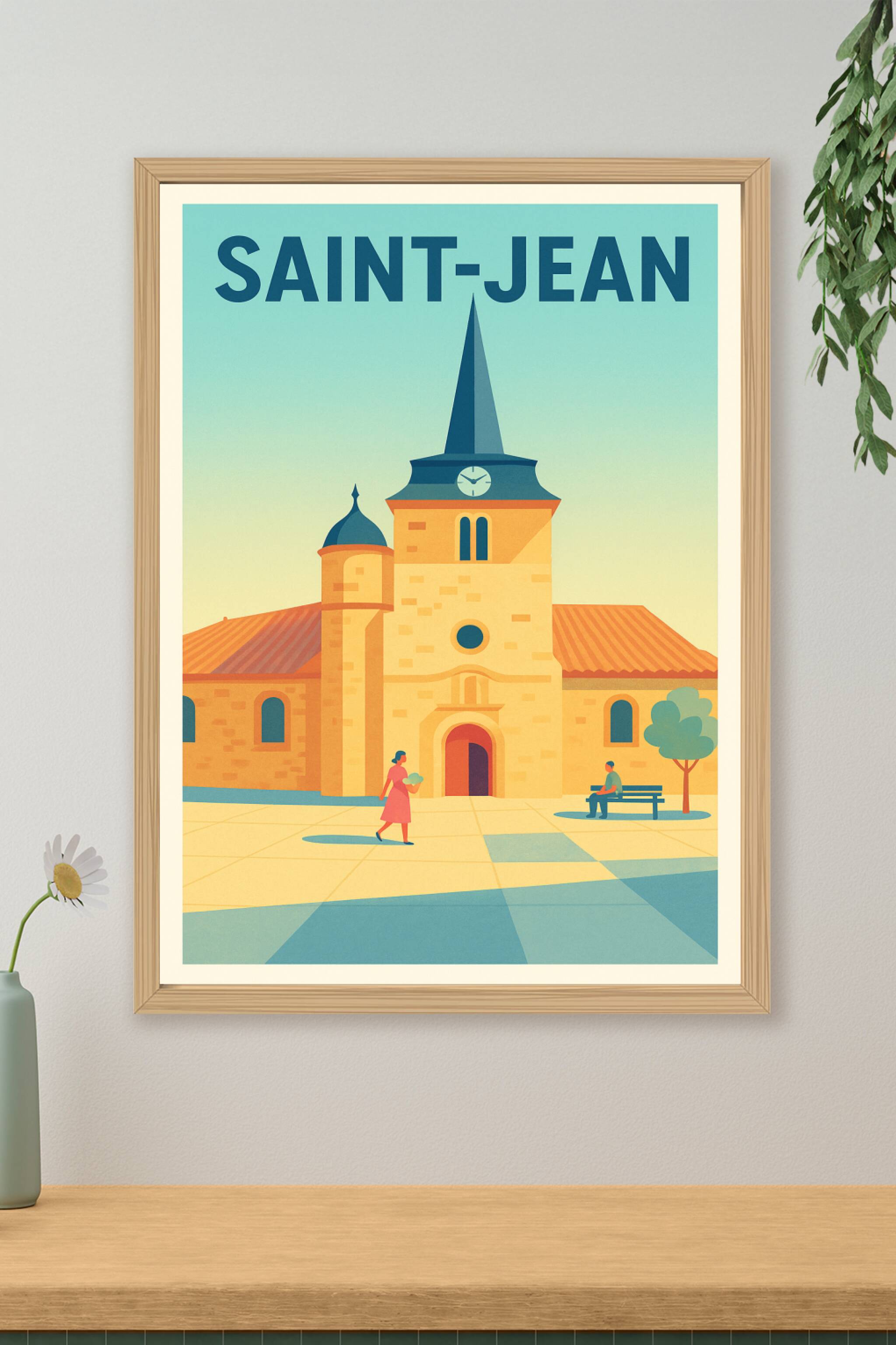 Affiche de Saint-Jean - Charme et Sérénité au Cœur du Patrimoine