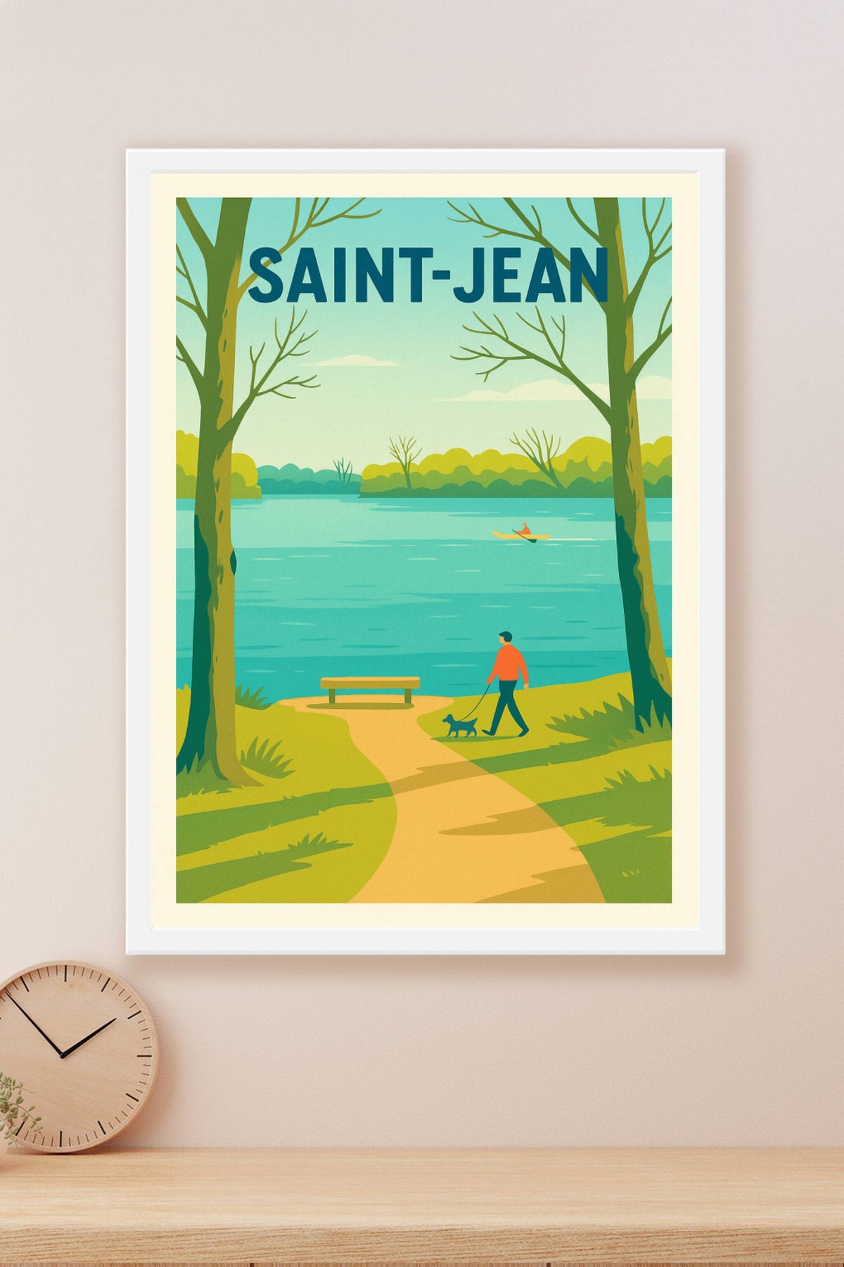 Affiche de Saint-Jean - Évasion paisible au bord de l'eau