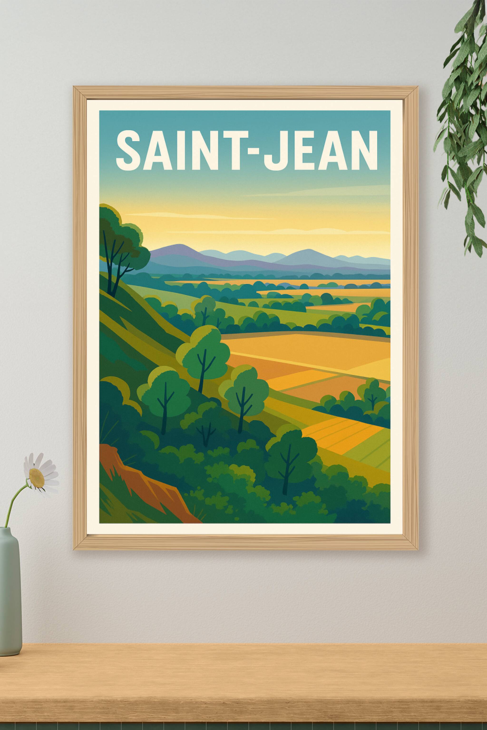 Affiche de Saint-Jean - L'évasion nature à portée de vue