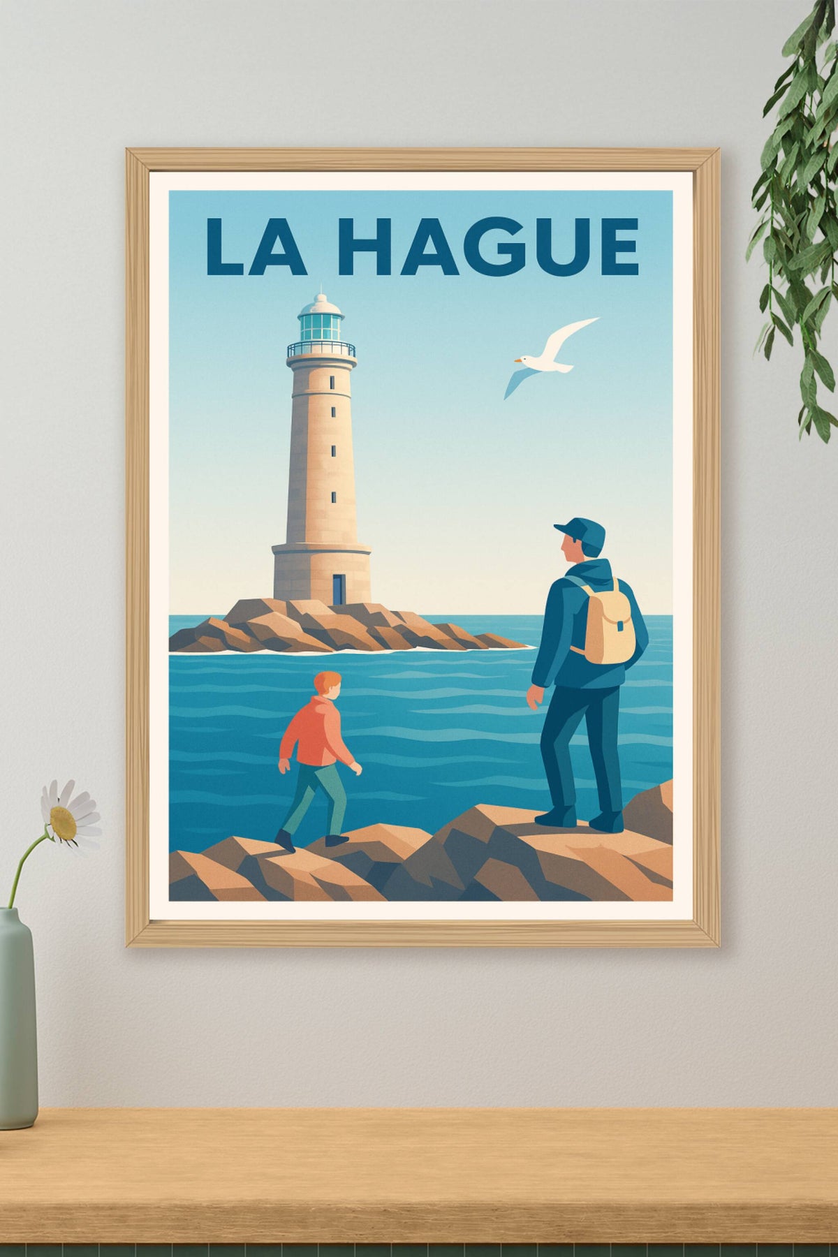 Affiche de La Hague - L'appel du phare et de la mer